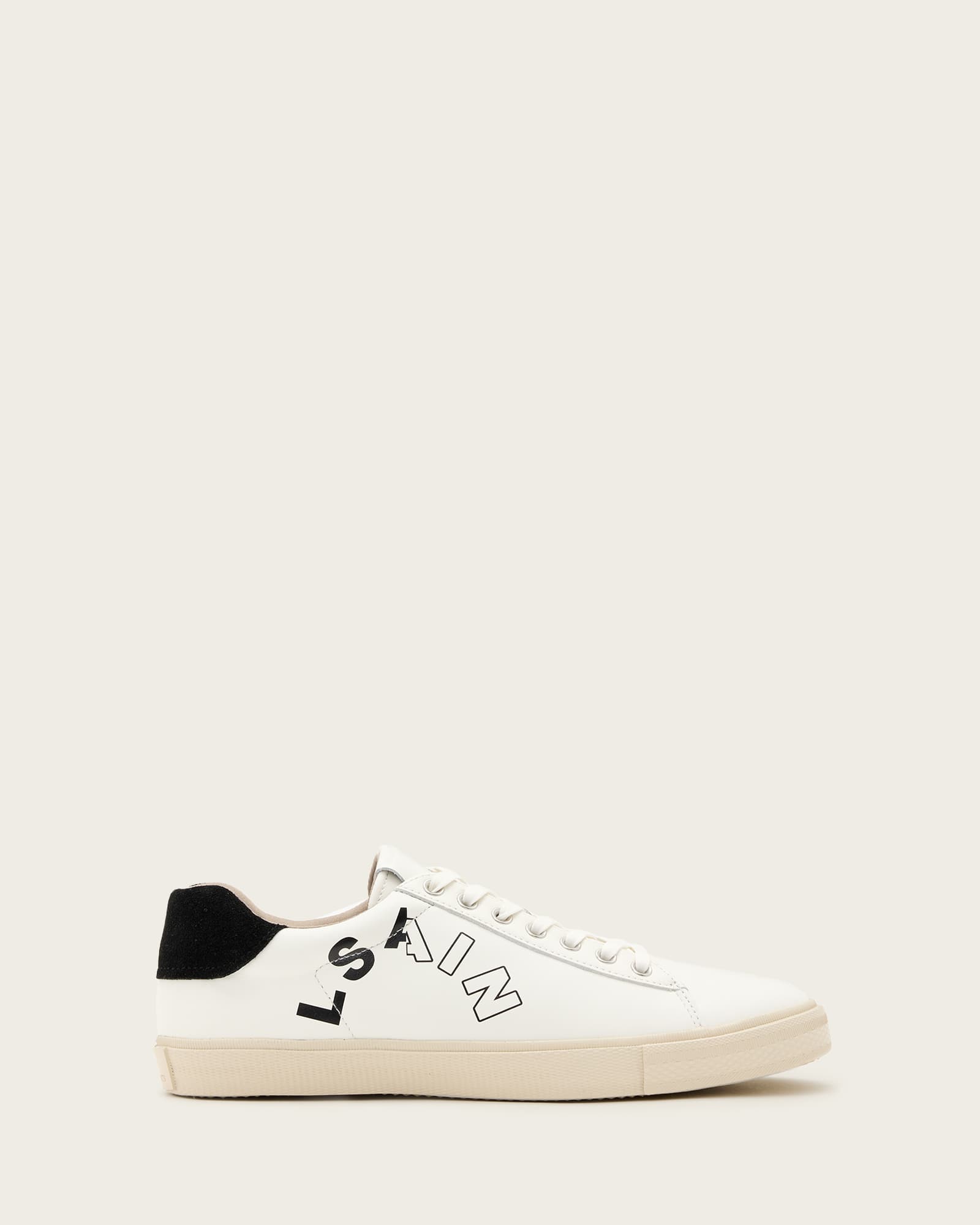 AllSaints Saint Leather Low Top Trainers