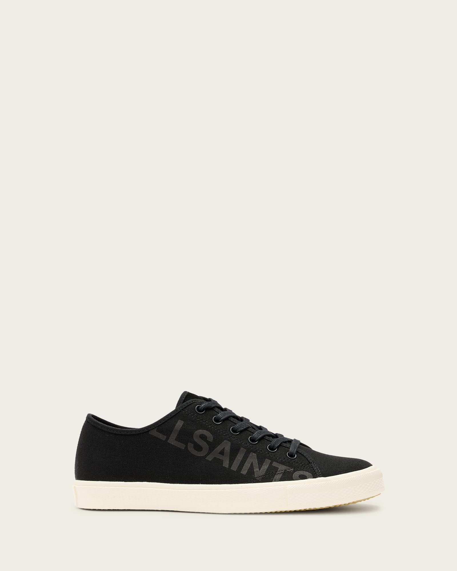 AllSaints Biggy Low Top Canvas Trainers