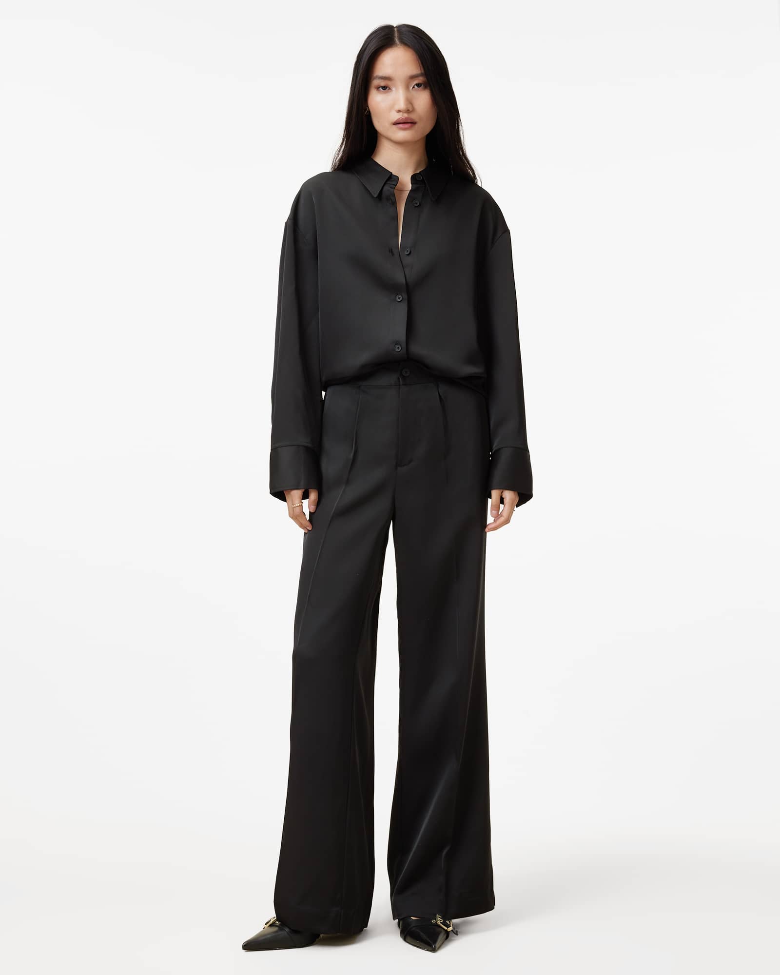 AllSaints Myrtle Relaxed Fit Trousers