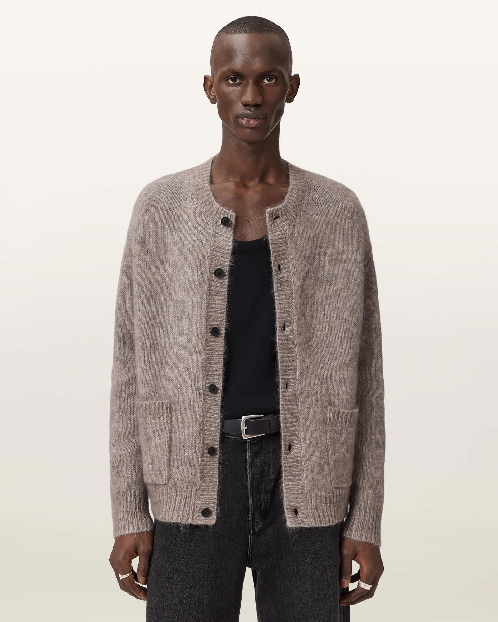 Coby Oversized Cardigan OAK BROWN | ALLSAINTS US