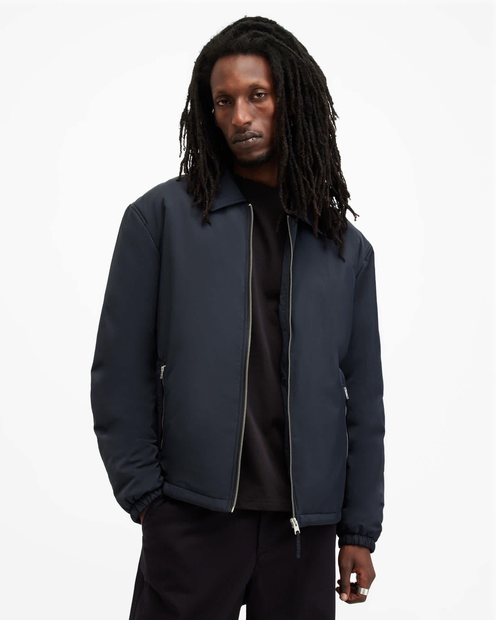 好評 Beatty US ALLSAINTS | BLUE NITE Jacket Ramskull ジャケット・アウター
