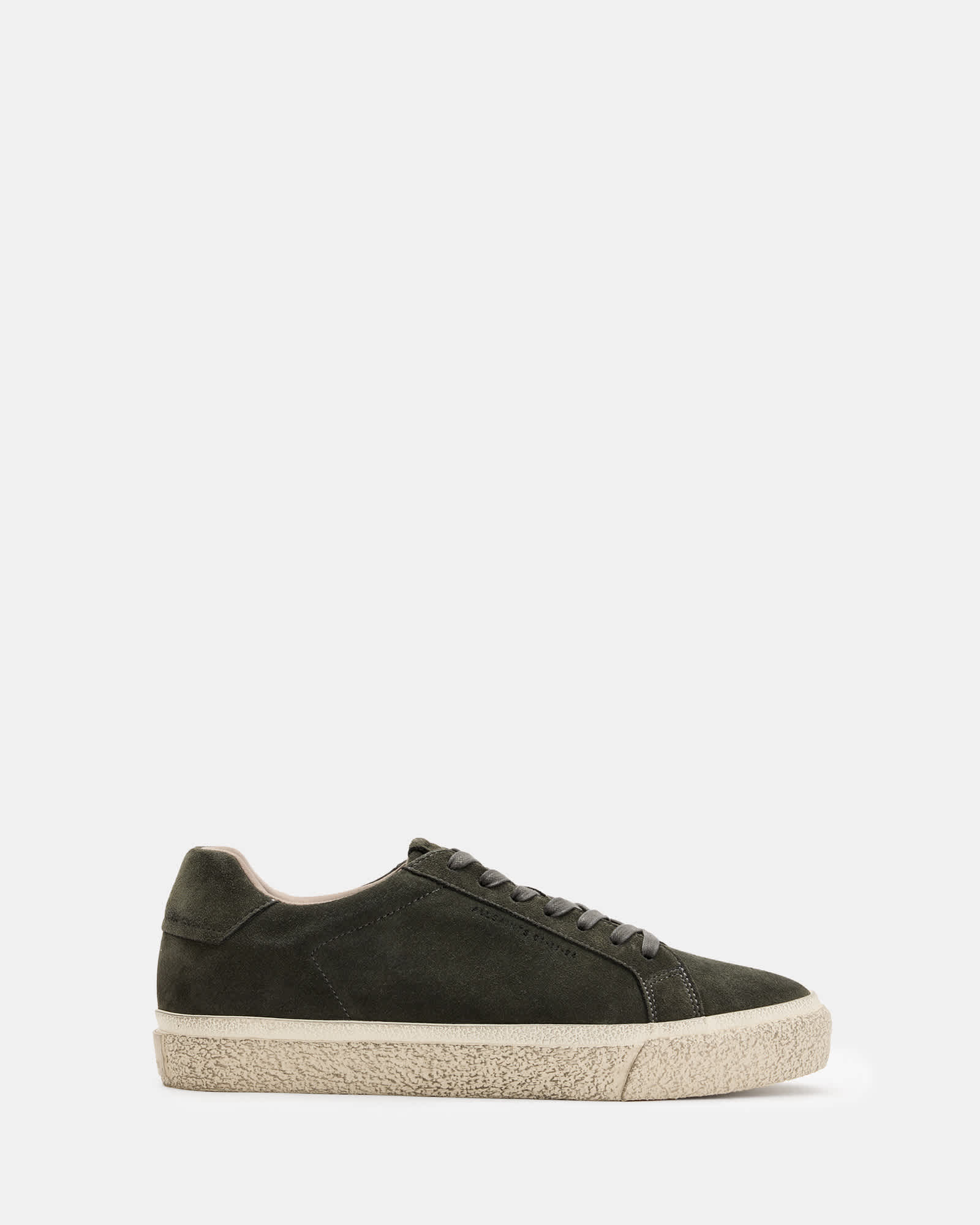 Klop Suede Low Top Sneakers Warm Grey | ALLSAINTS US