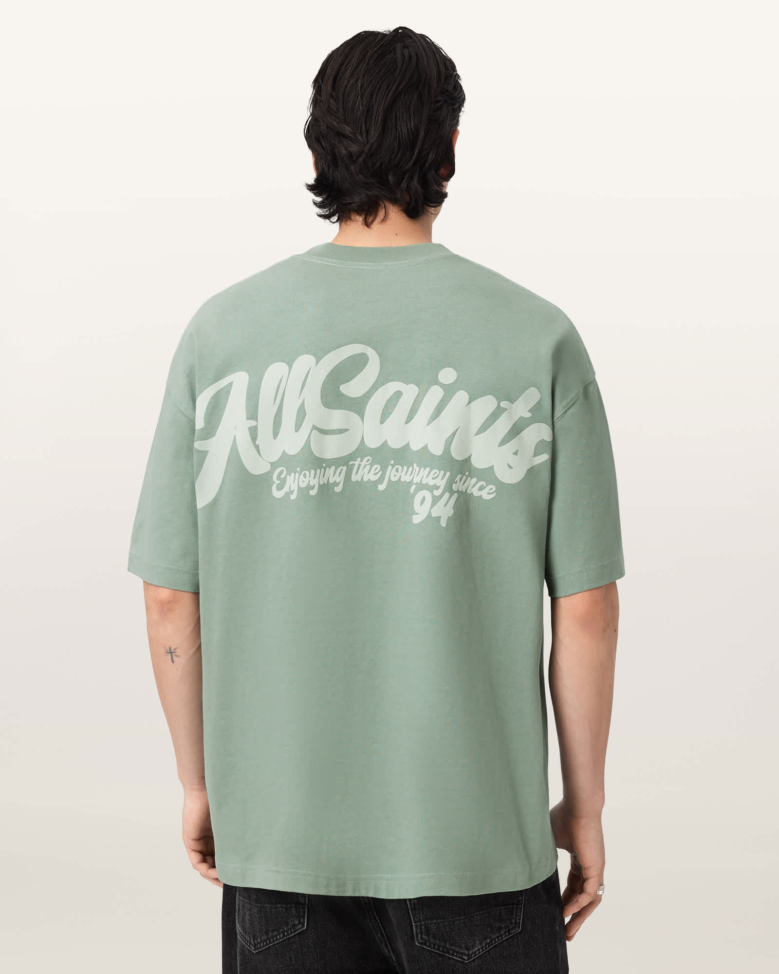 Odyssey Oversized Short Sleeve Crew T-Shirt SPRING GREEN