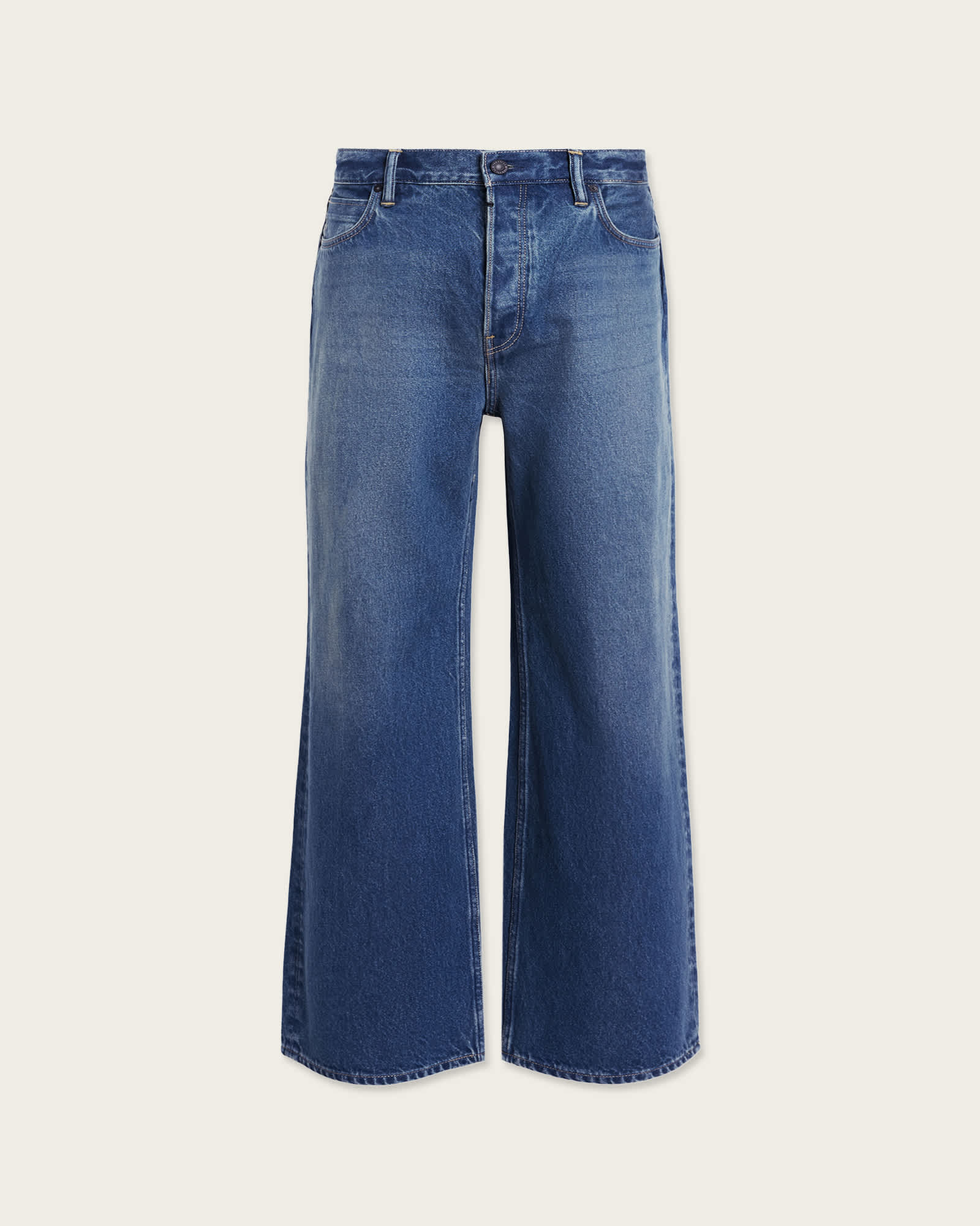Lenny Loose Fit Wide Leg Denim Jeans Vintage Indigo | ALLSAINTS US
