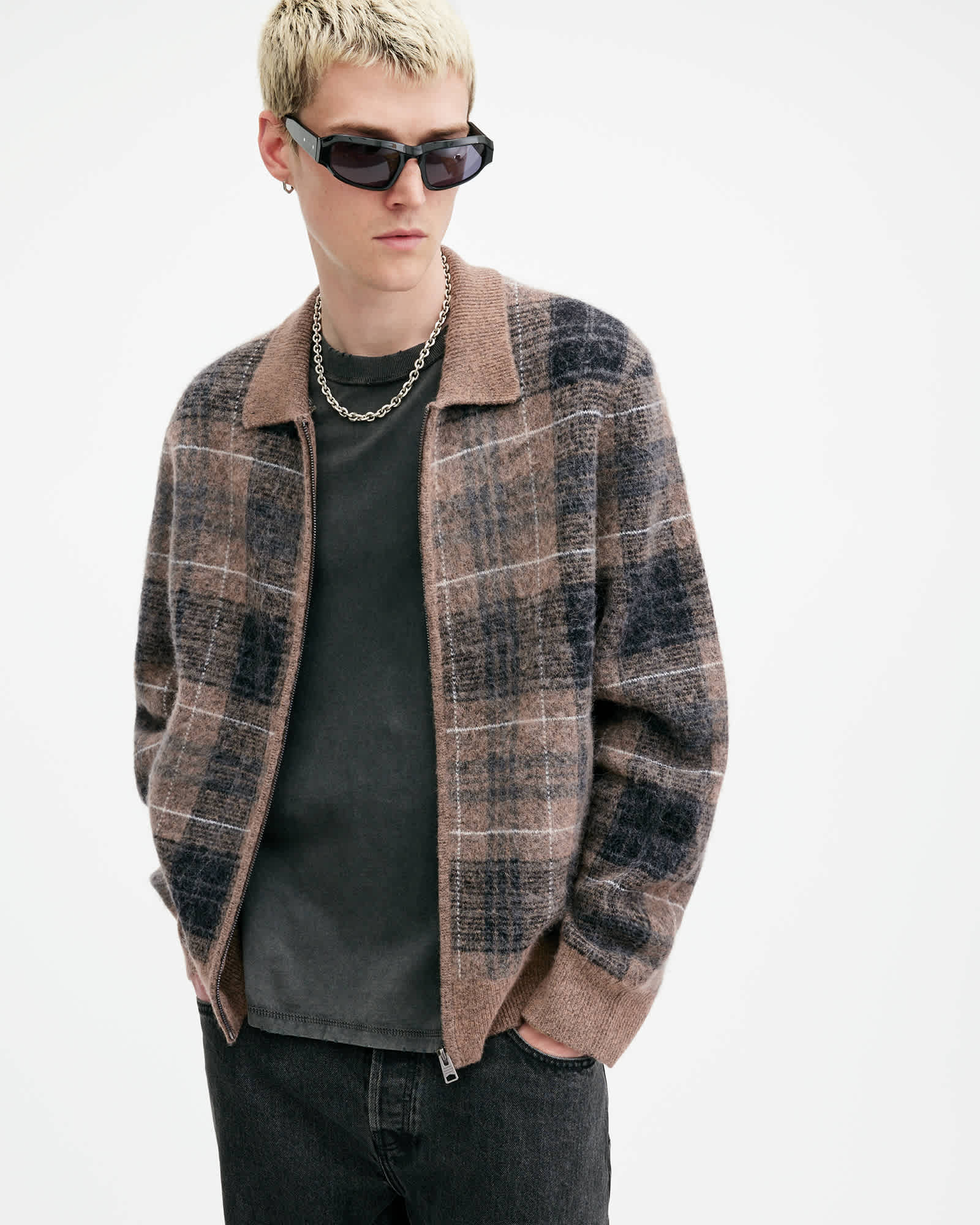 ジャケット・アウター Snap Cardigan Jacket-Wool Paisley Jq. Gael 8267 men's jacket - Blue Multi - Buy online at NN.07®