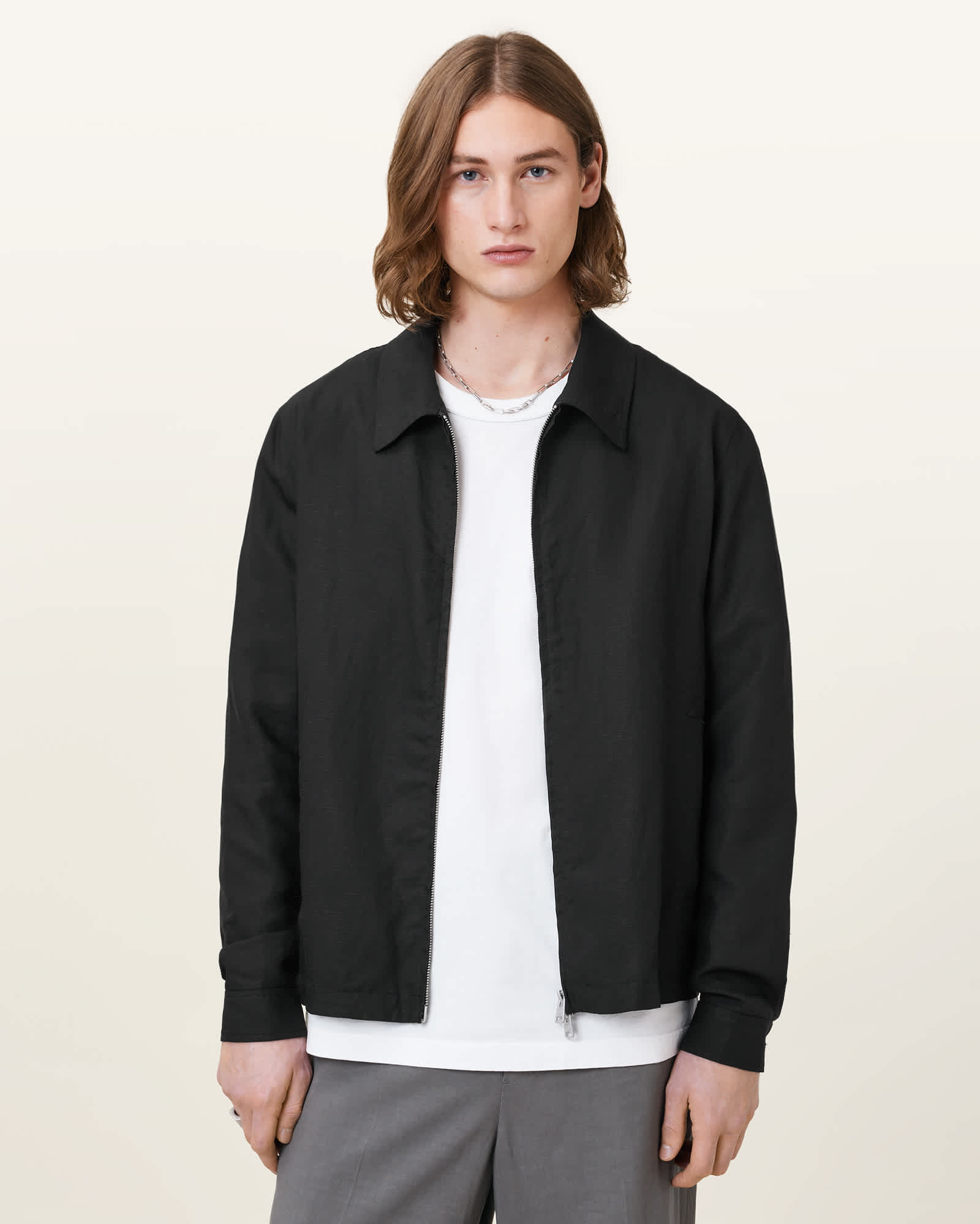 Bradner Lightweight Jacket Black | ALLSAINTS US