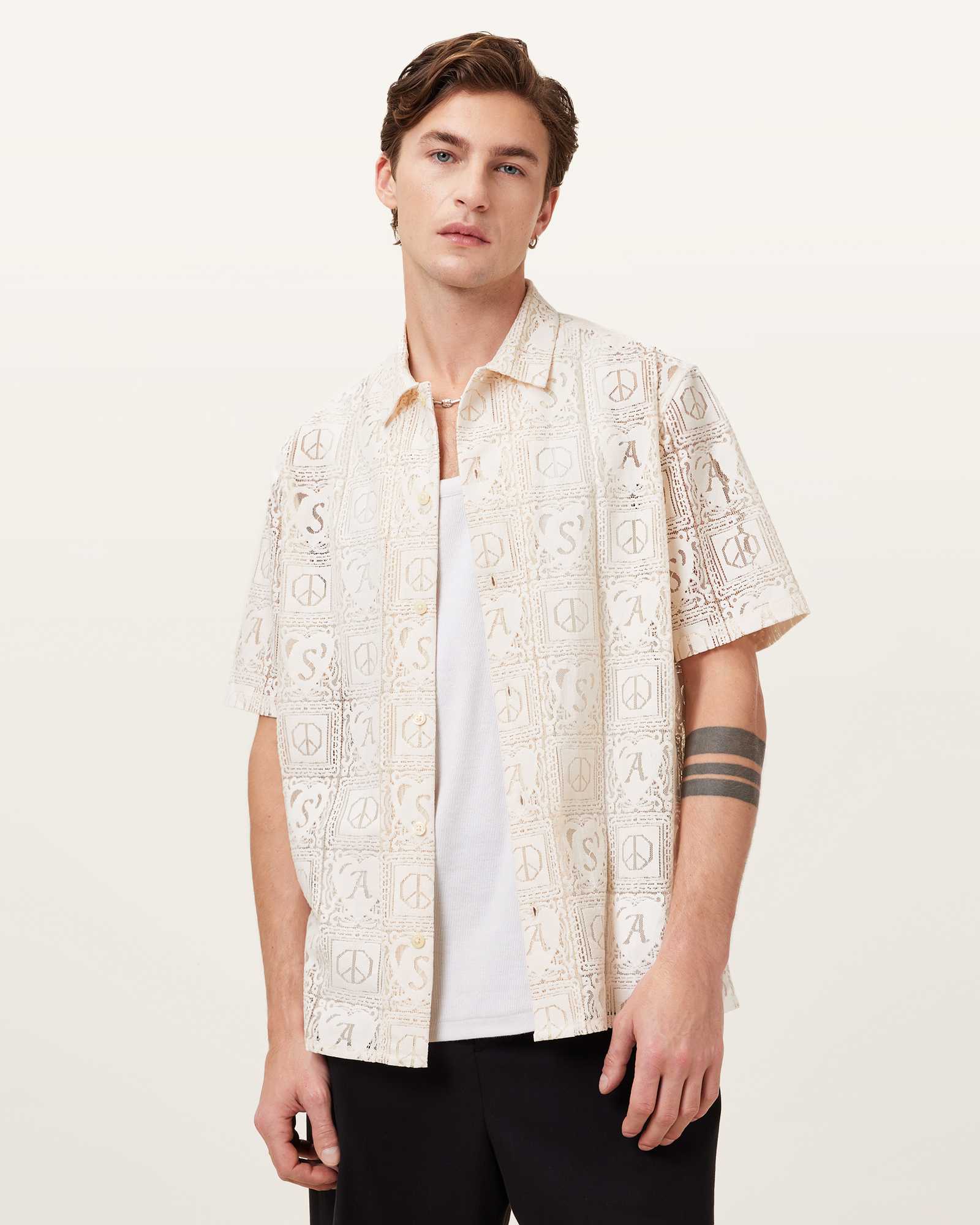 Allsaints Netley Relaxed Fit Shirt
