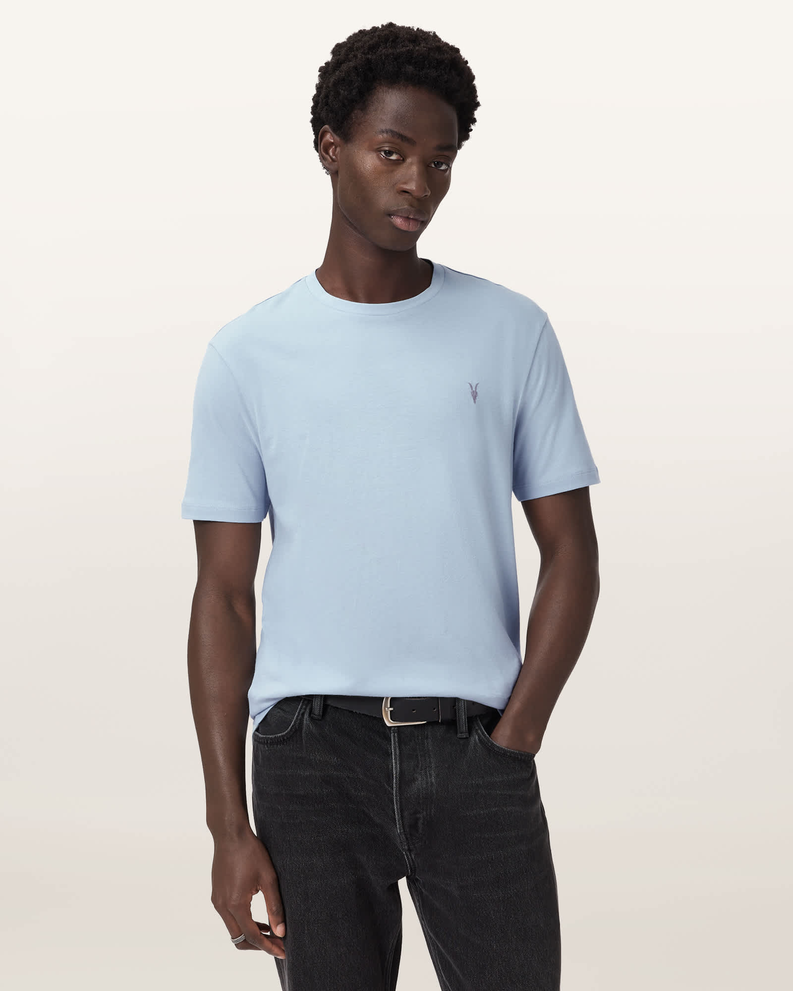 Brace Ramskull Crew Neck T-Shirt SPINEL BLUE | ALLSAINTS US