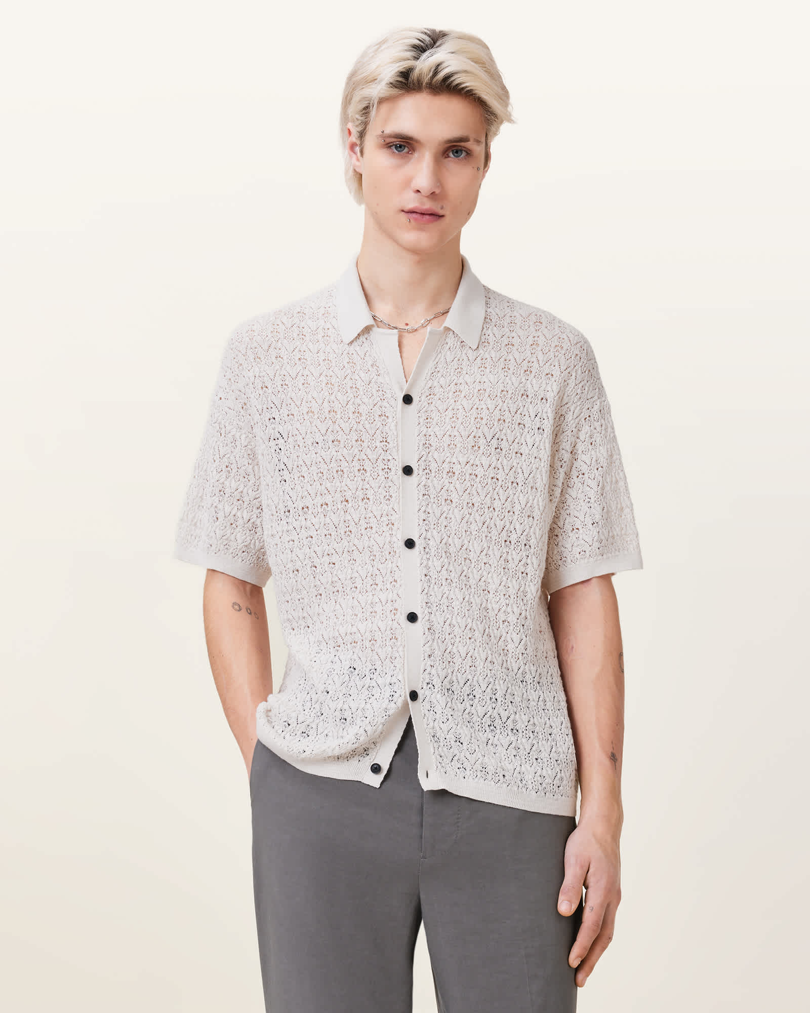 SWL Short Sleeve Knit Cardigan - Groove