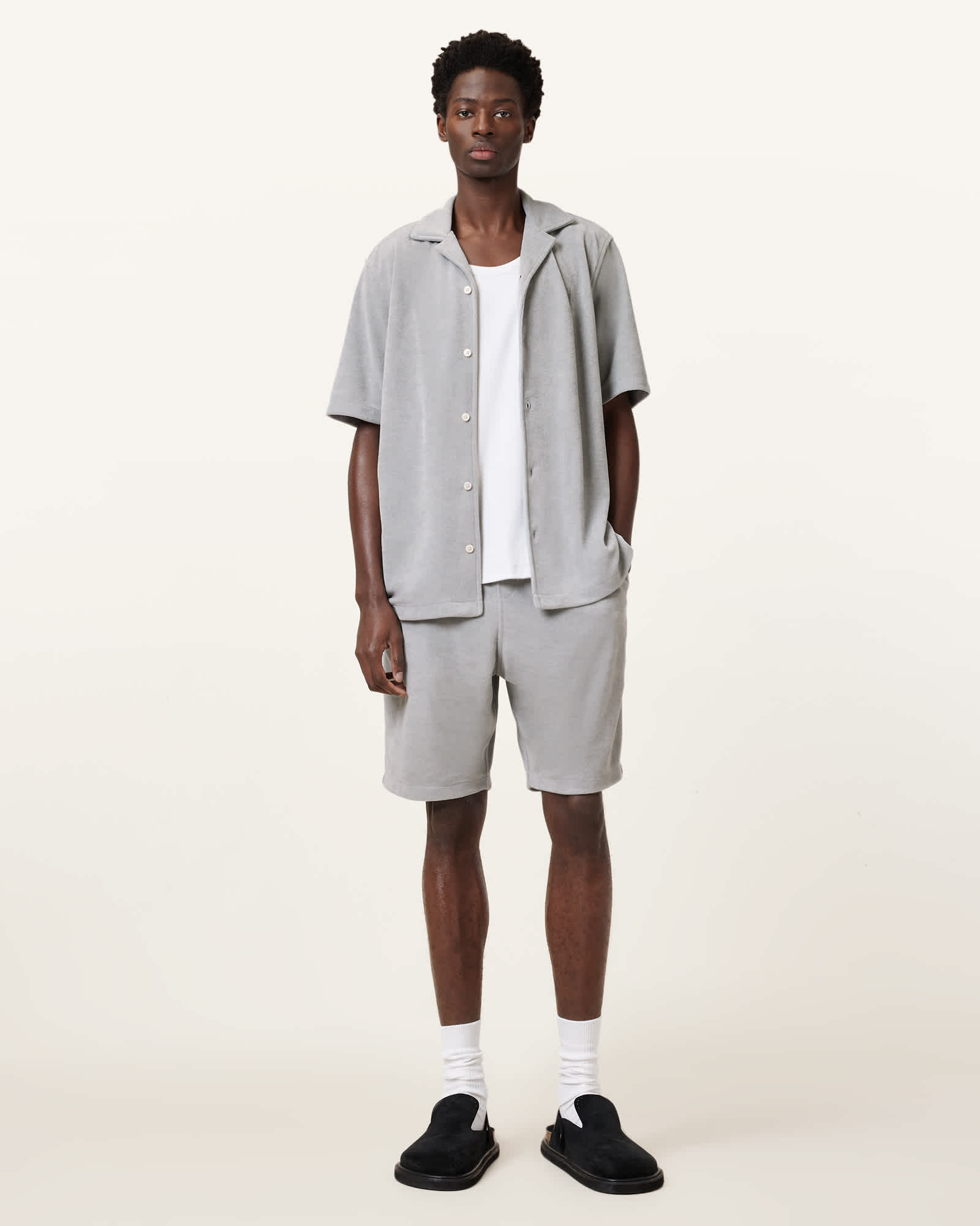 OVERLINE SHORTS - GREY – Garms Affiliated