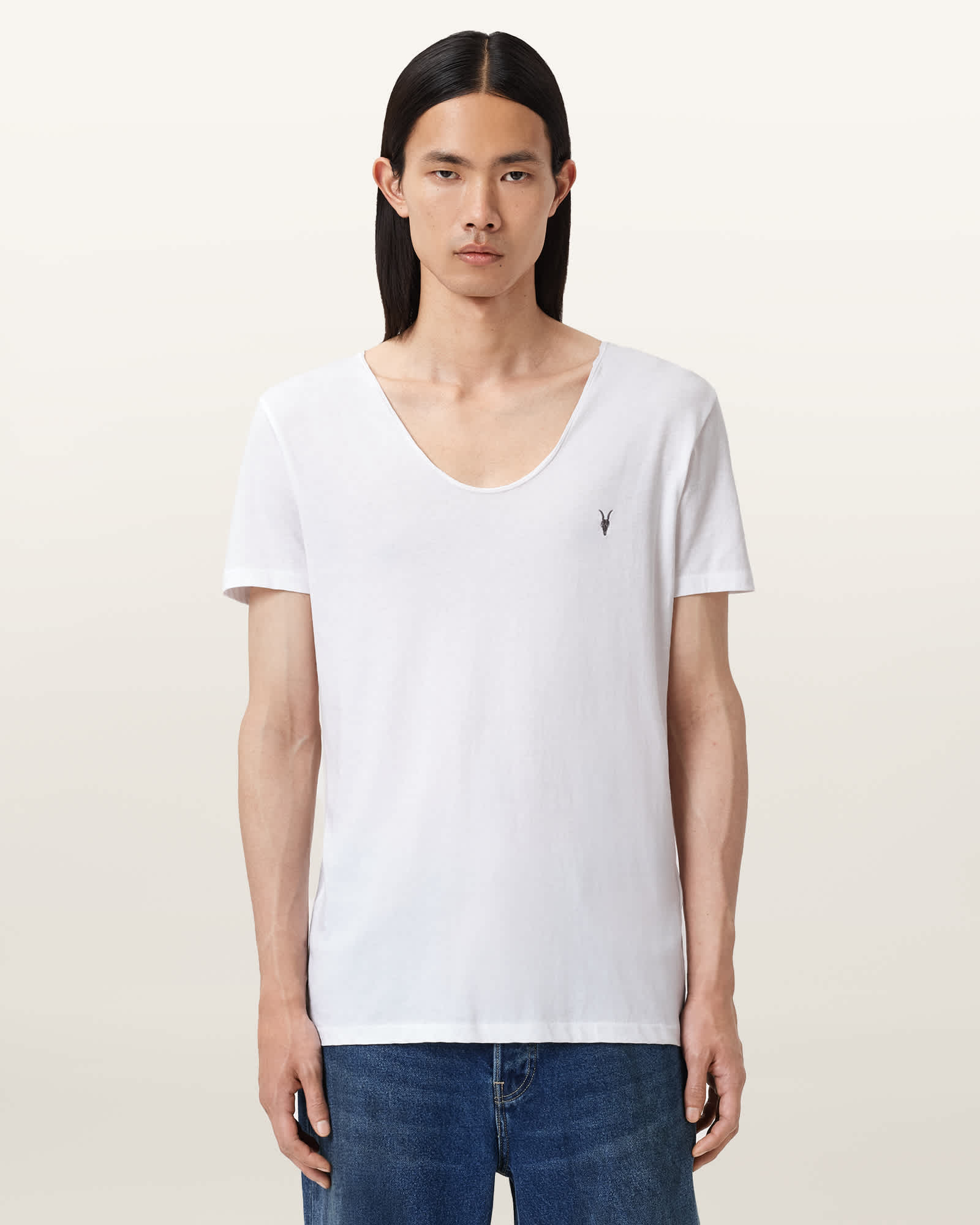 [LOW CLASSIC] ★ORGANIC SILKET SCOOP NECK T-SHIRT (2色) 25d8952b2b2546f489093e6d2108ad