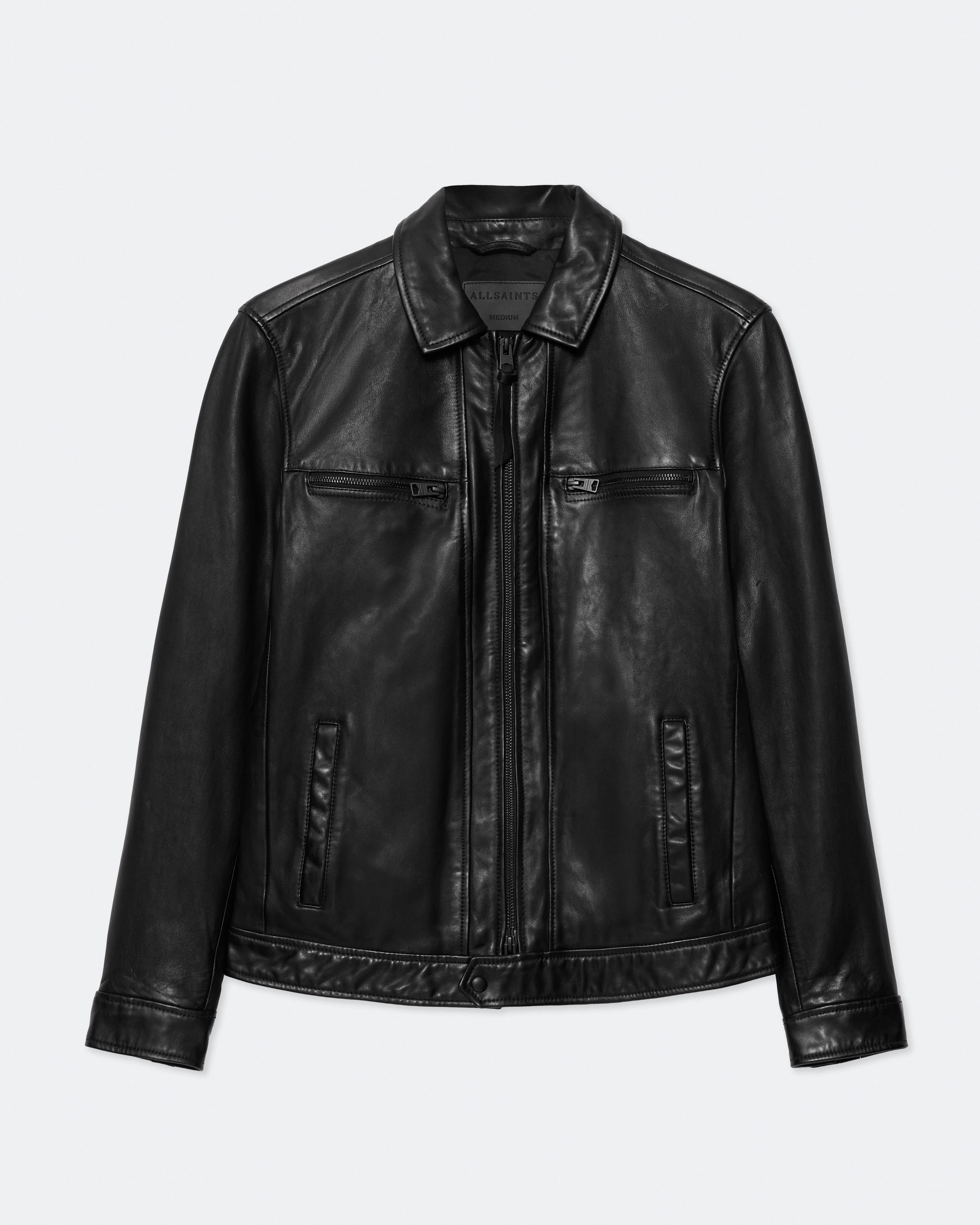 Luck Leather Jacket Black | ALLSAINTS