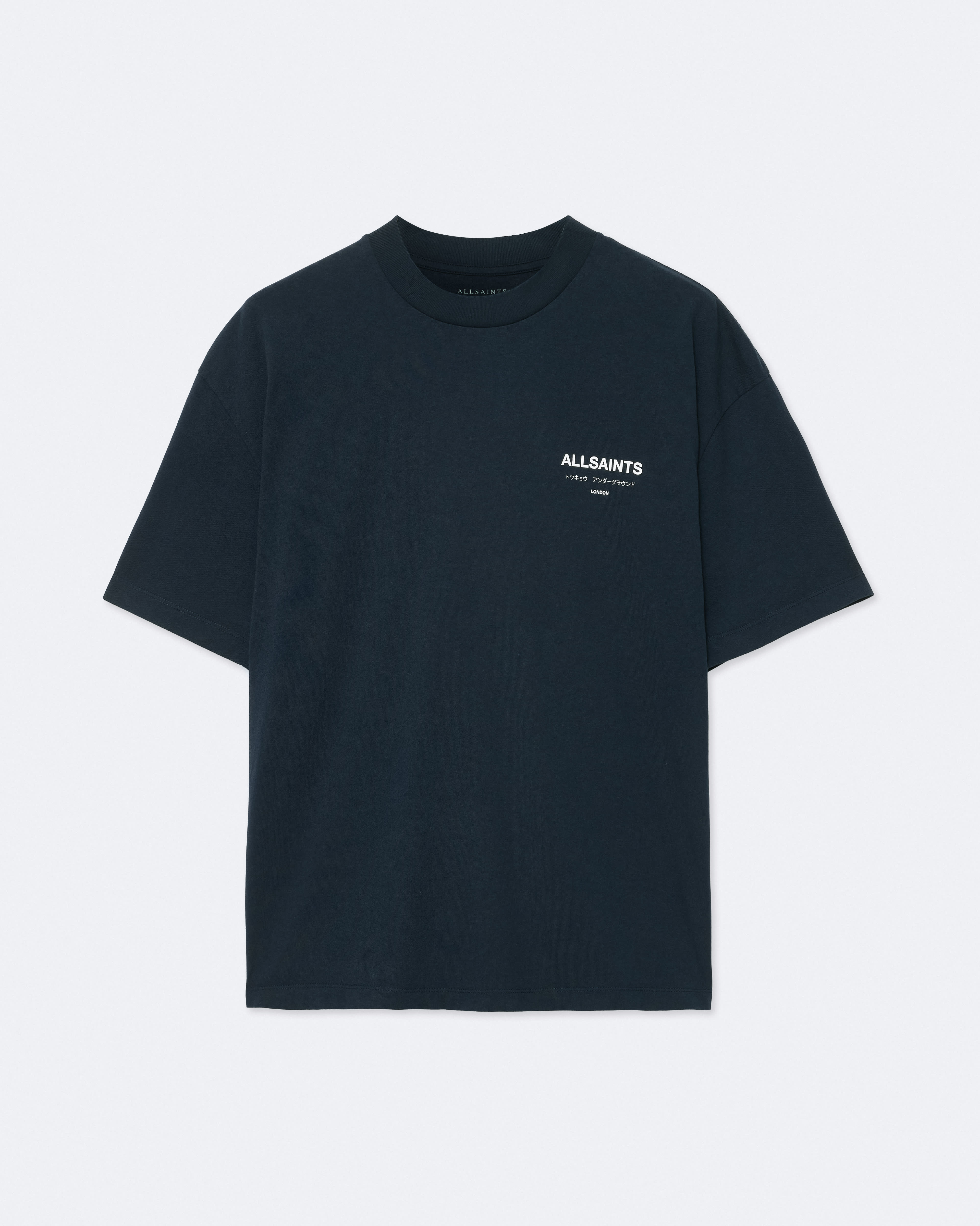 Underground Oversized Cotton T-Shirt SAPPHIRE BLUE | ALLSAINTS US
