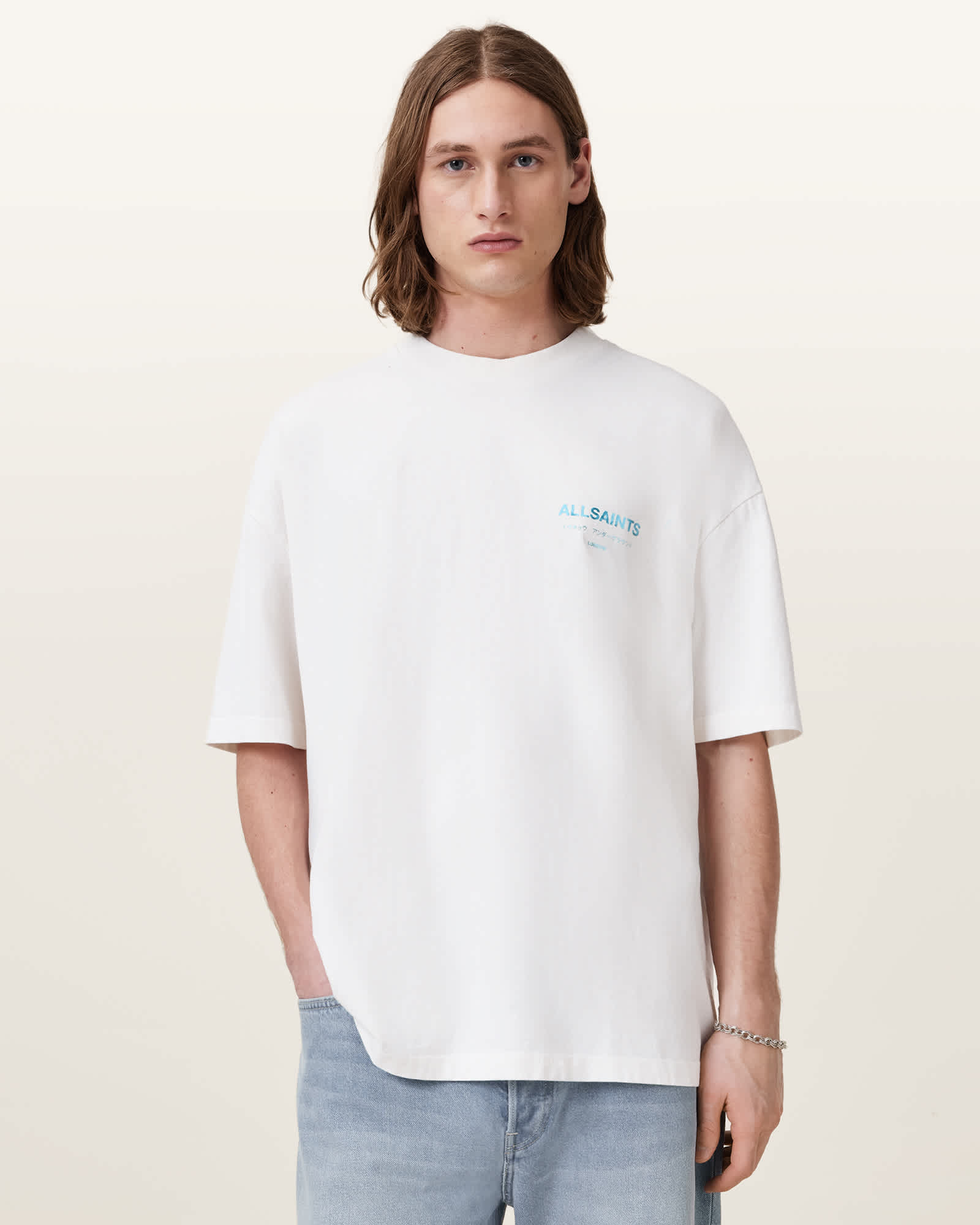 トップス everyone original logo t-shirt (WHITE) Men's side logo t-shirt white | Team Collection – Pagani Store