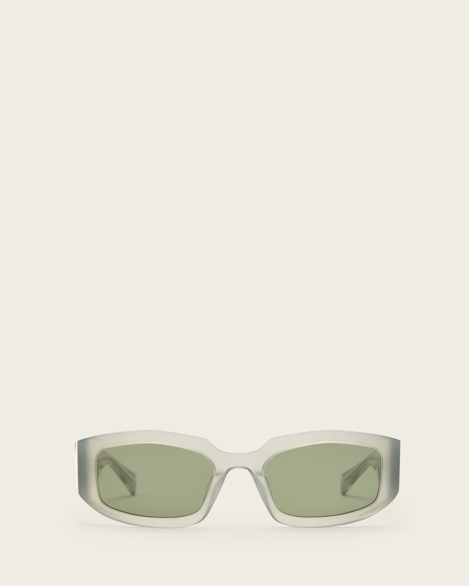 Arlon Rectangle Frame Sunglasses GREY KHAKI/SILVER