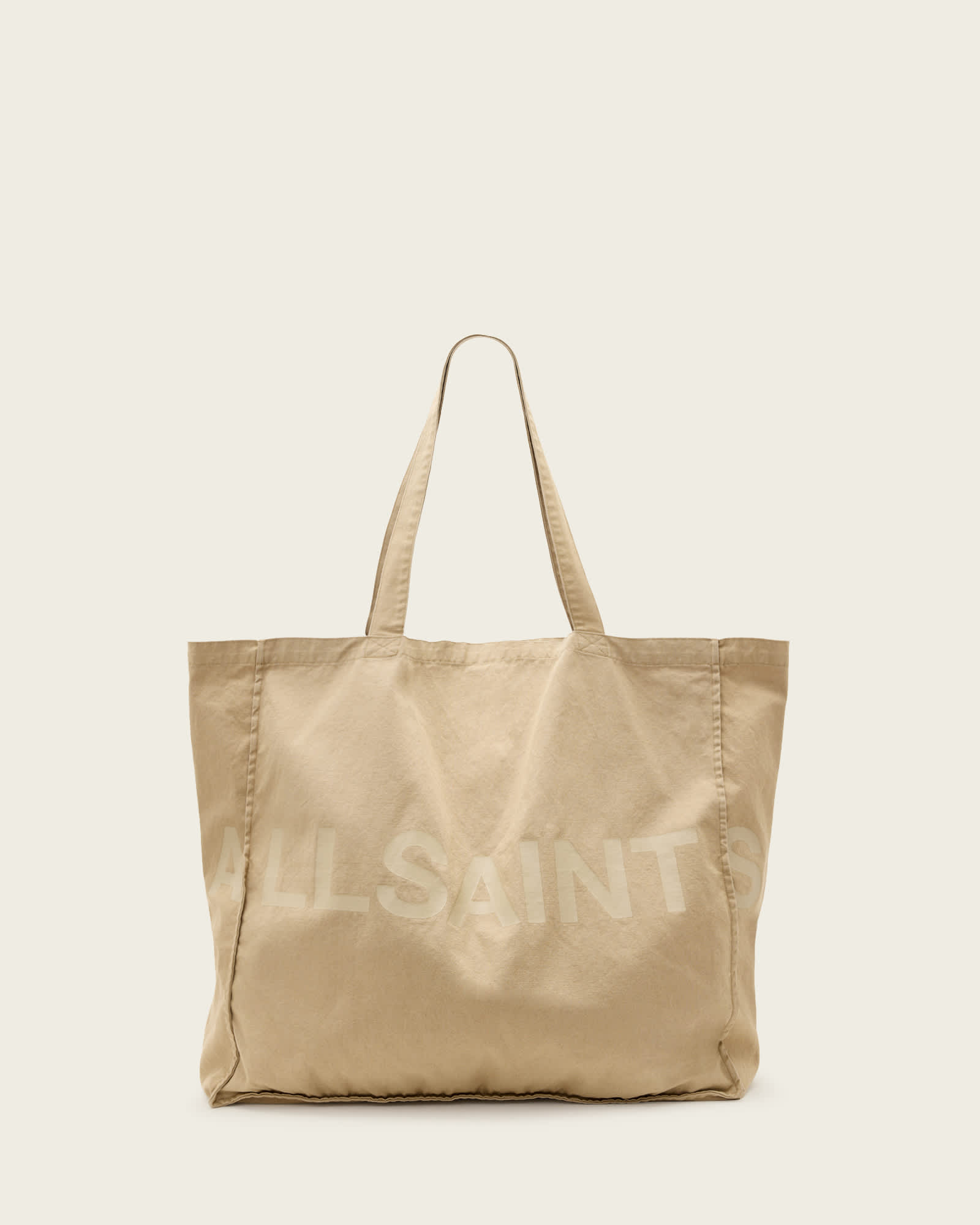 (取寄) オールセインツ メンズ ラージ トート AllSaints men Large Biggy Tote Light Khaki Biggy Large Tote Bag Light Khaki | ALLSAINTS US
