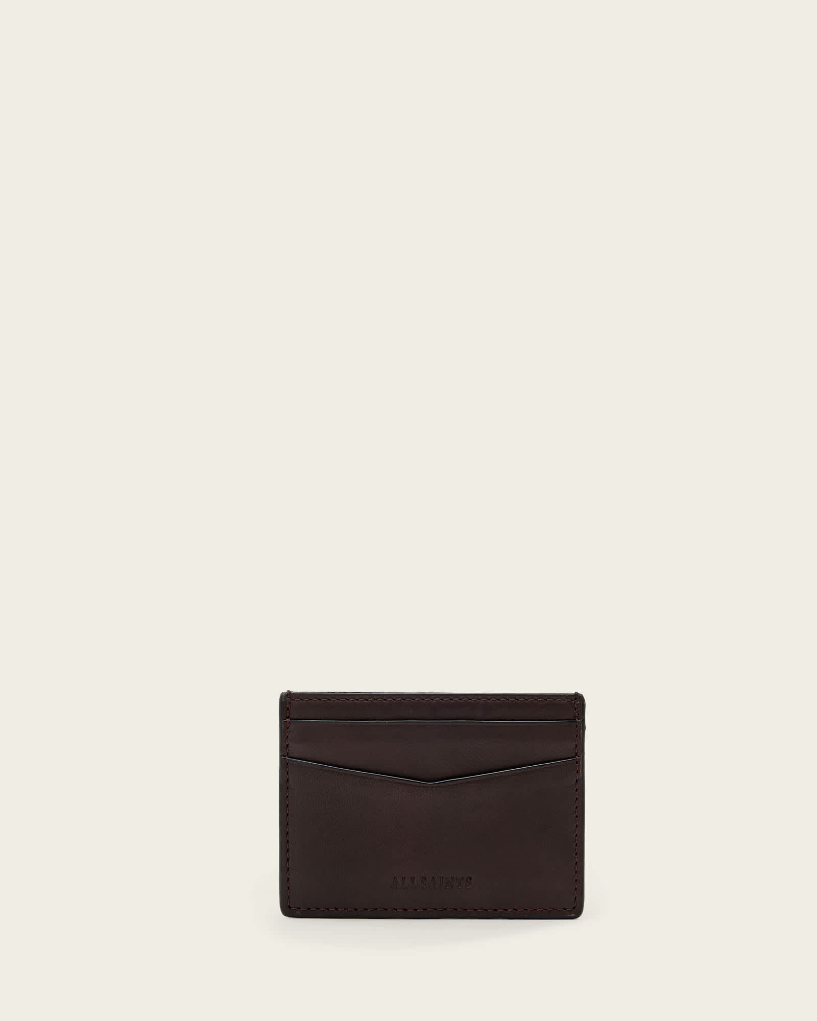 Delph Leather Cardholder Bitter Brown | ALLSAINTS Canada