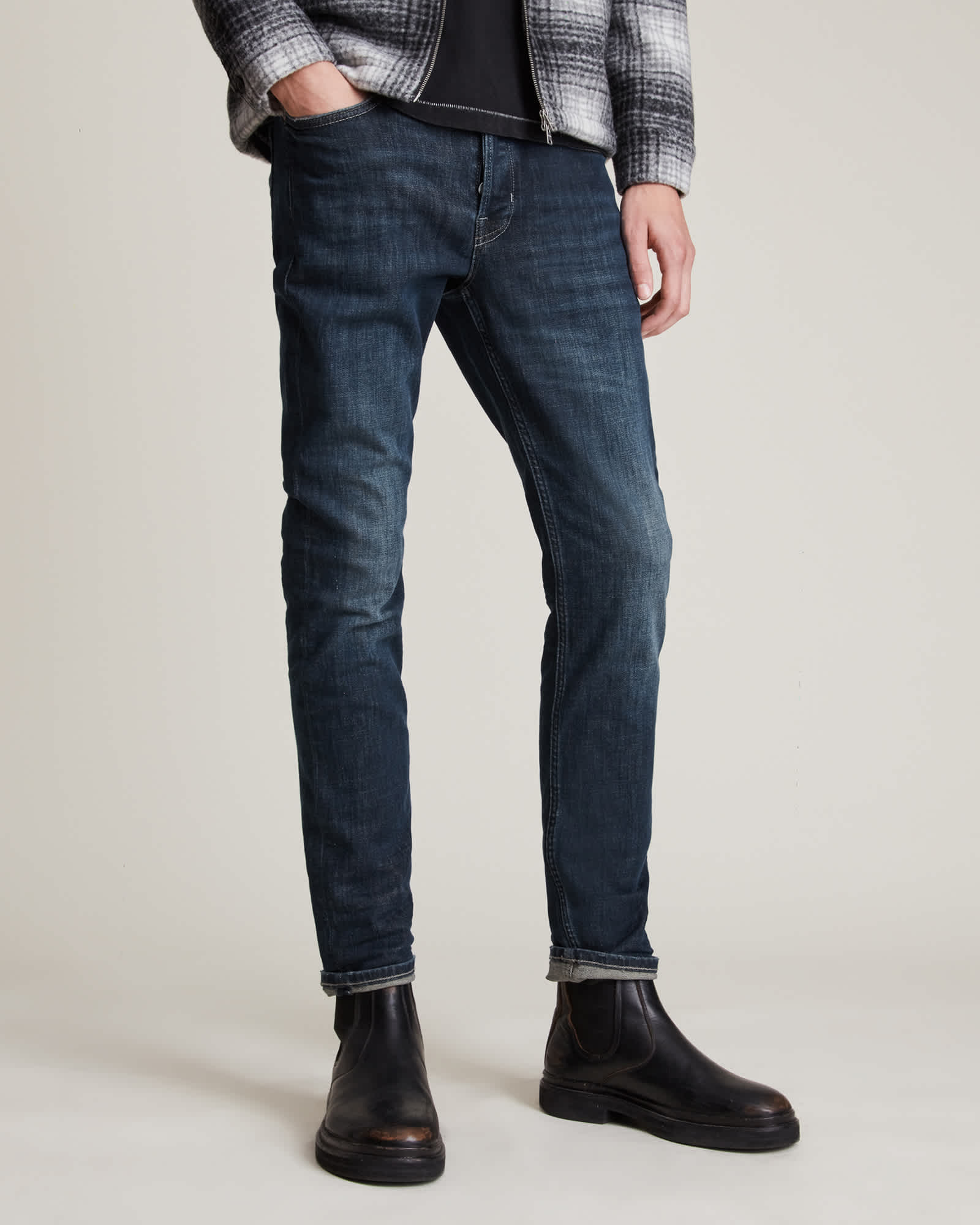 AllSaints Rex Slim Fitting Jeans