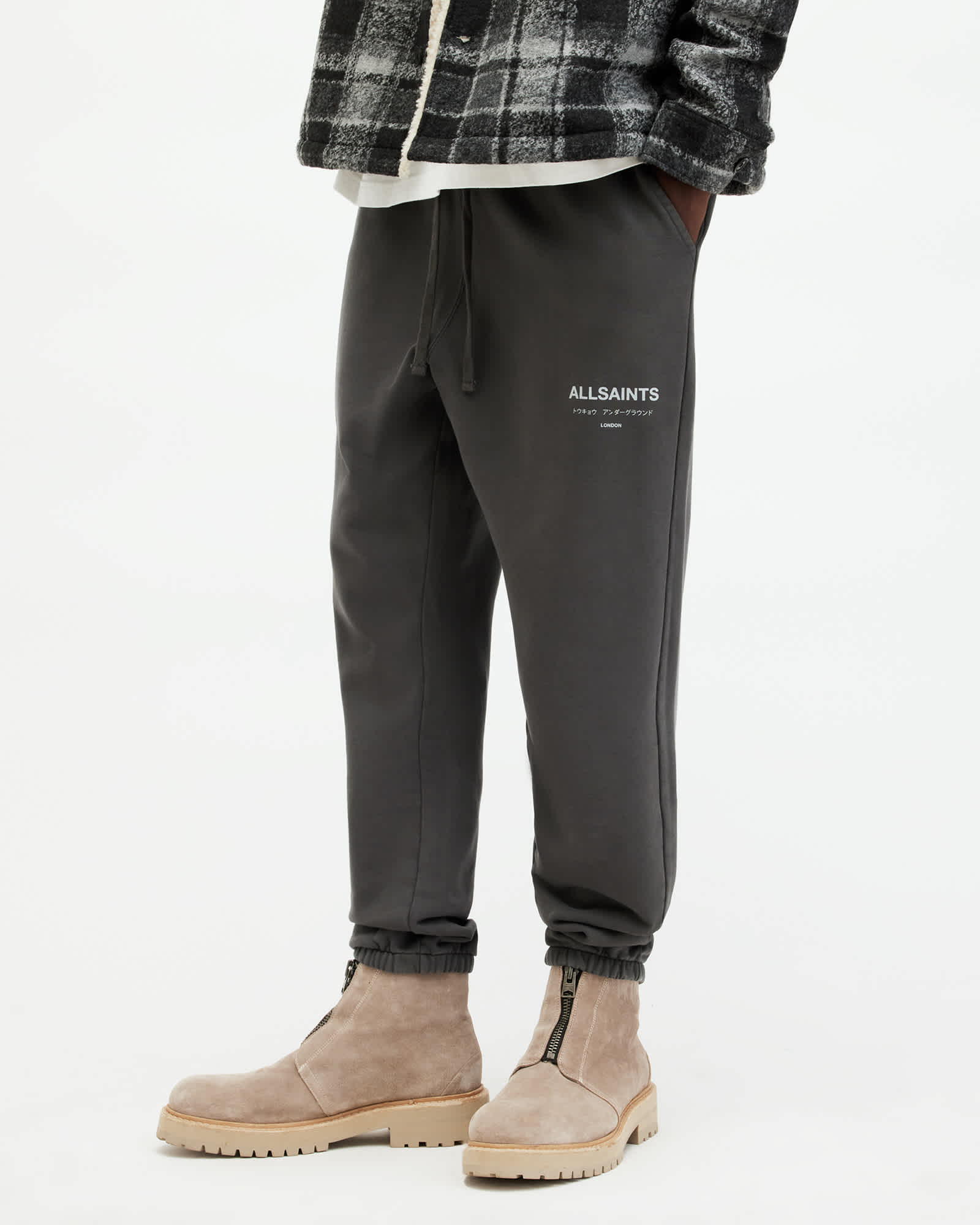 Underground Logo Relaxed Fit Sweatpants SHADED GREY Underground Logo Relaxed Fit Sweatpants SHADED GREY