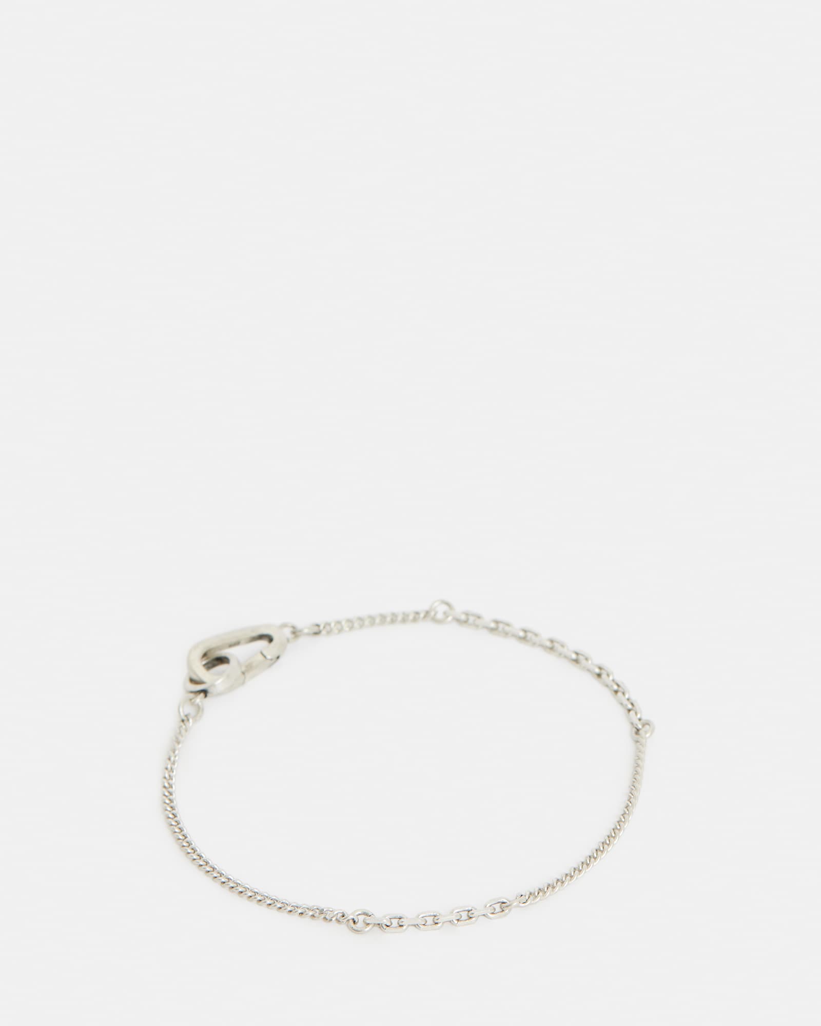 Cyrus Curb Chain Sterling Silver Bracelet WARM SILVER