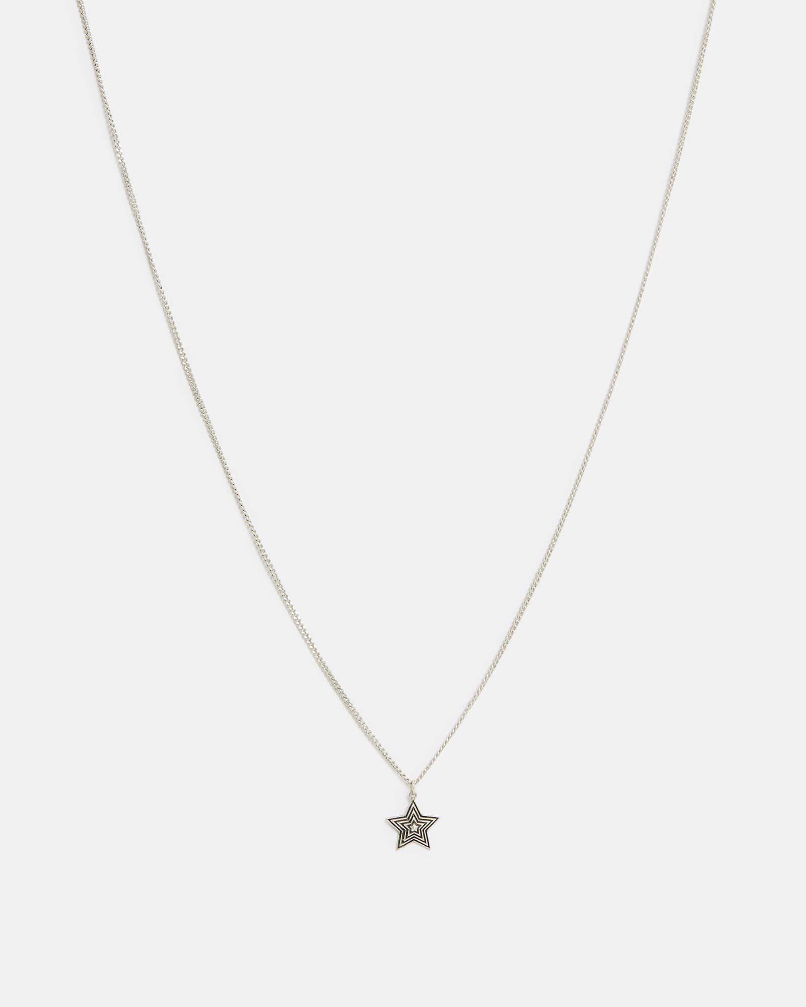 Cosmo Sterling Silver Pendant Necklace WARM SILVER Cosmo Sterling Silver Pendant Necklace WARM SILVER