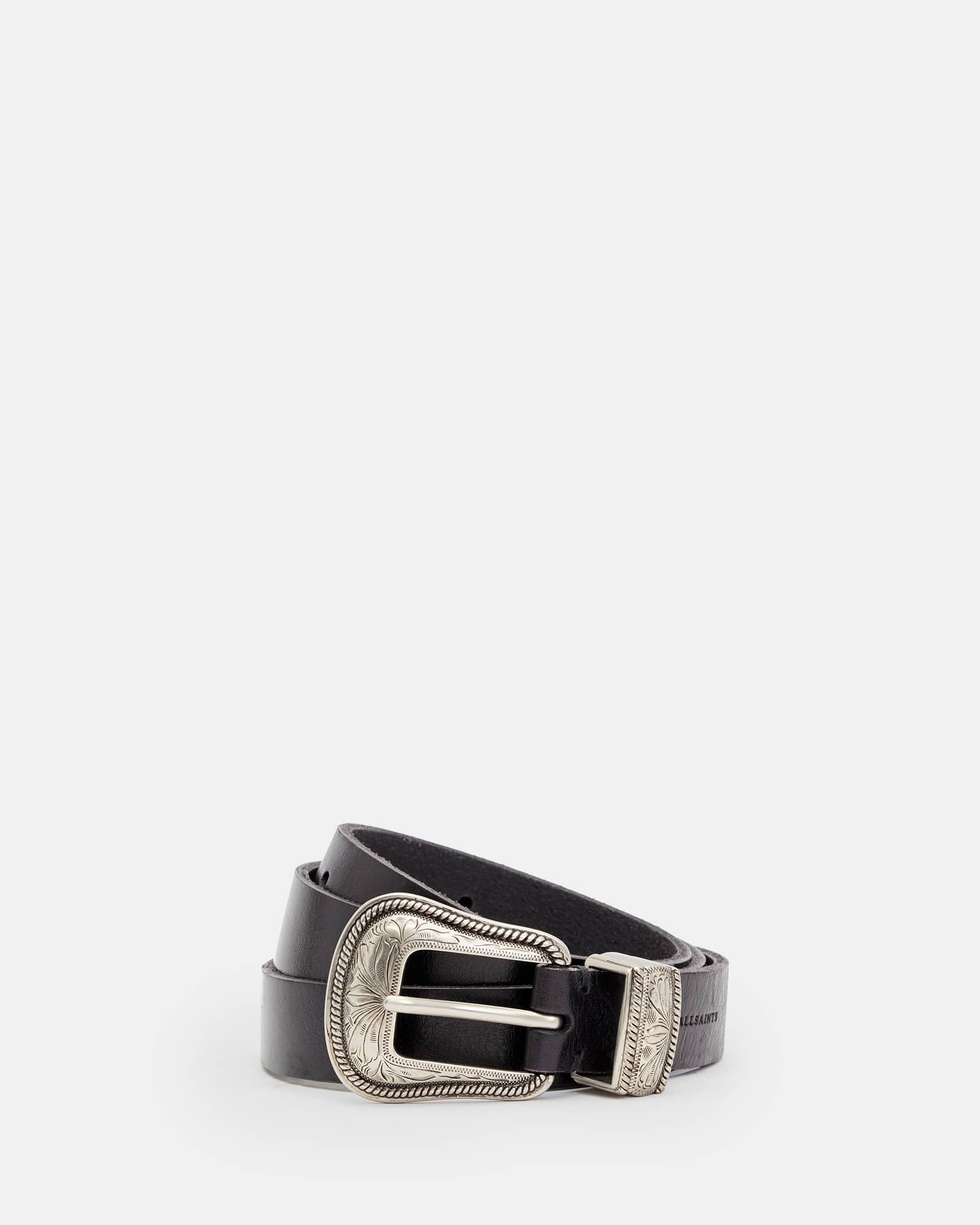Chuck Leather Western Belt Black | ALLSAINTS US