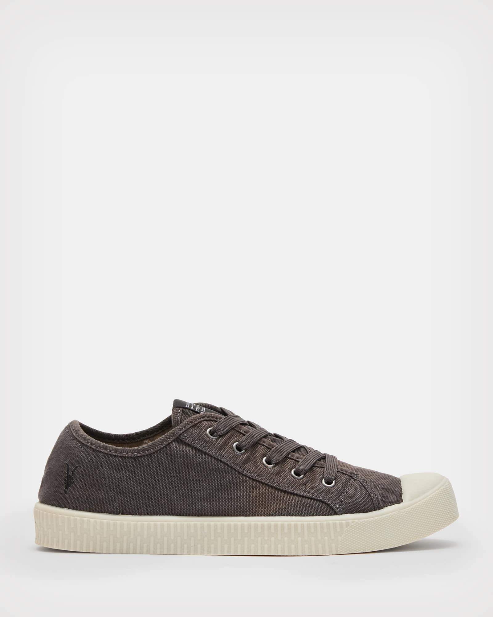Mem Low Top Canvas Sneakers Grey | ALLSAINTS US display picture 1