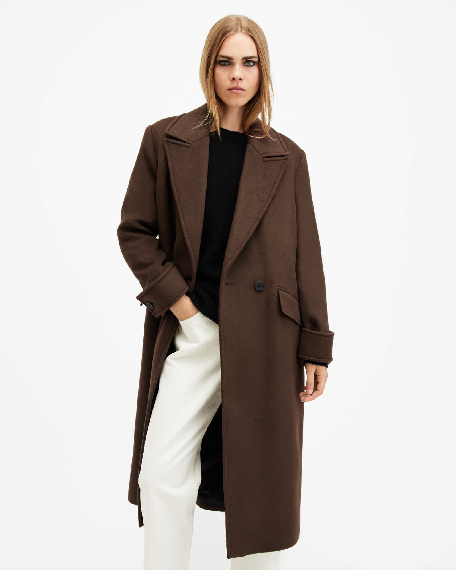 ALLSAINTS★ウールコート40 コート＆ジャケット | オールセインツ 公式オンラインストア
