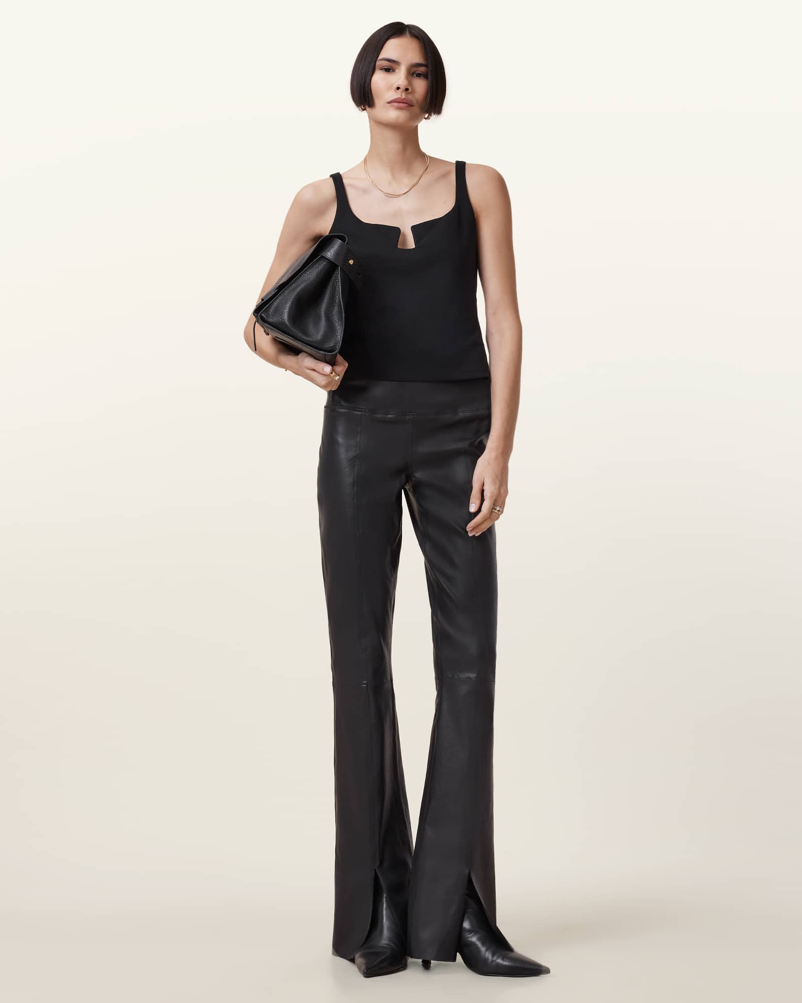 オールセインツ AllSaints Mio Cami レディース シャツ トップス Black Mio Sleeveless Tank Top Black | ALLSAINTS US