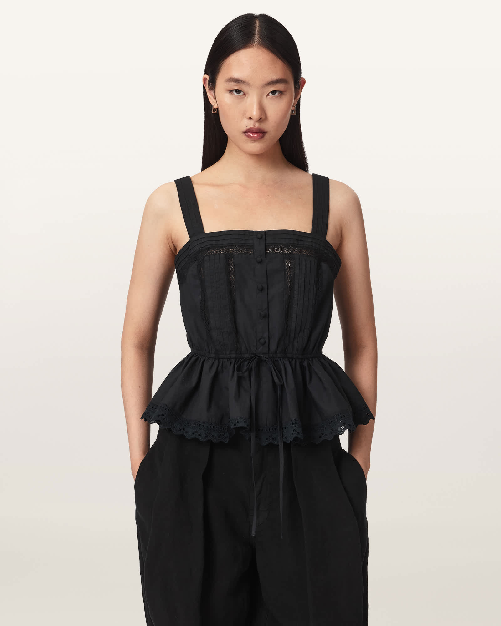 Gwen Boxy Lace Top
