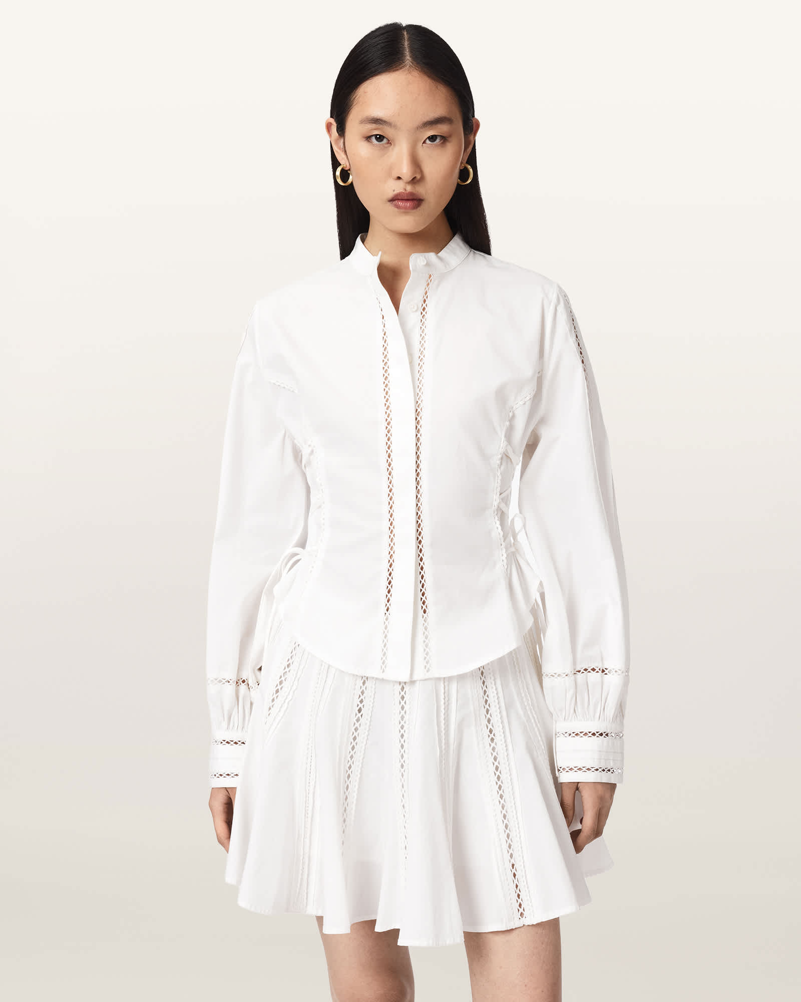 Frances Long Sleeve Fitted Shirt