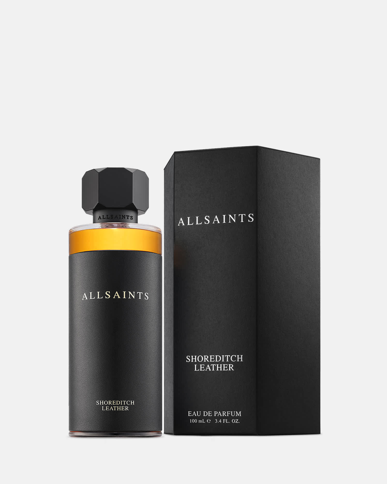 Shoreditch Leather Unisex Fragrance, 100ml Black | ALLSAINTS US