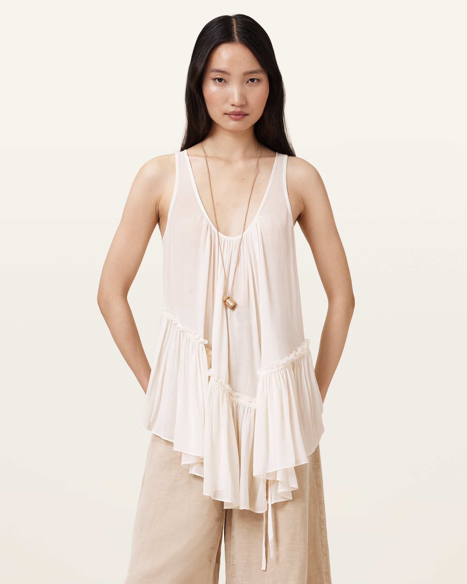 (取寄) オールセインツ レディース パロマ ティー AllSaints women Paloma Tee Chalk White Women's AllSaints Paloma Tee | Zappos.com