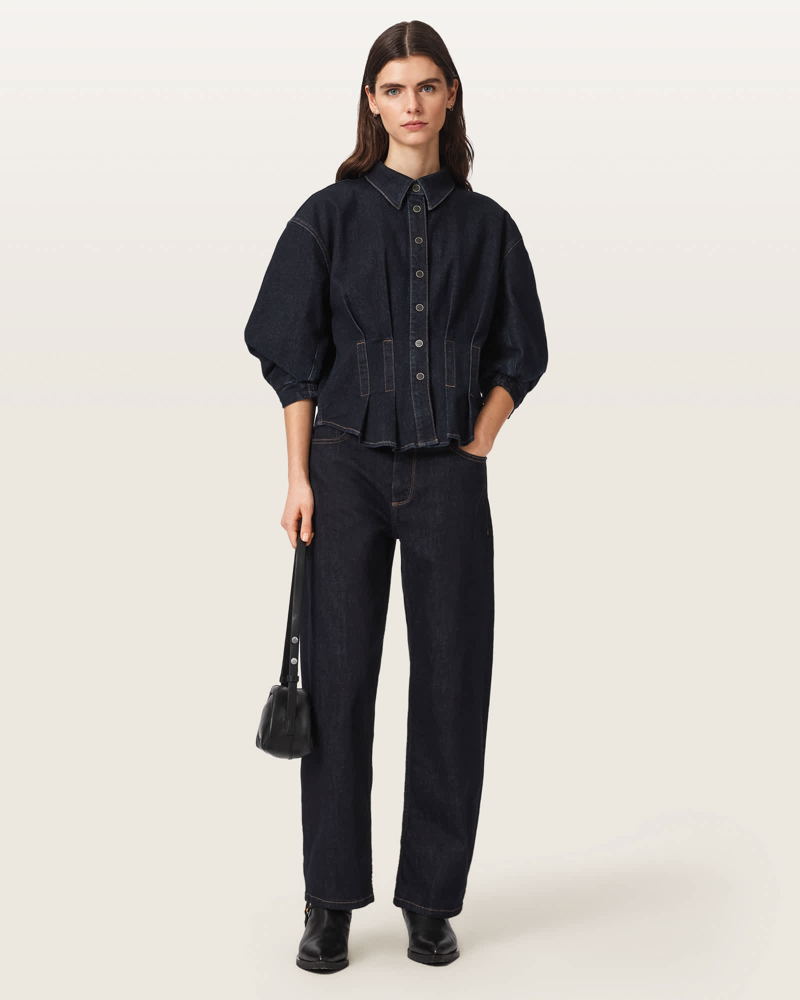 Sadie Barrel Leg Denim Jeans
