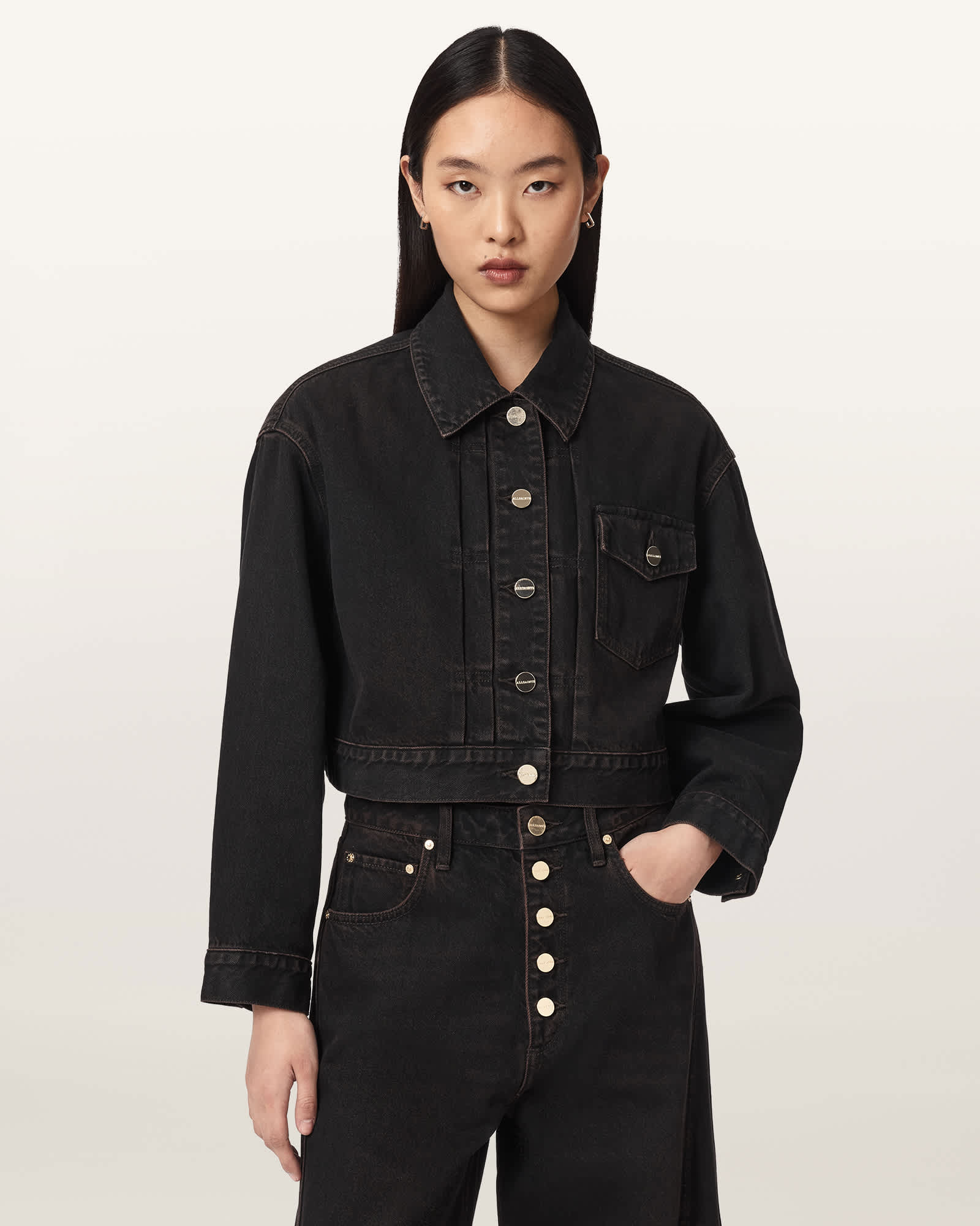 Blink Cropped Denim Jacket