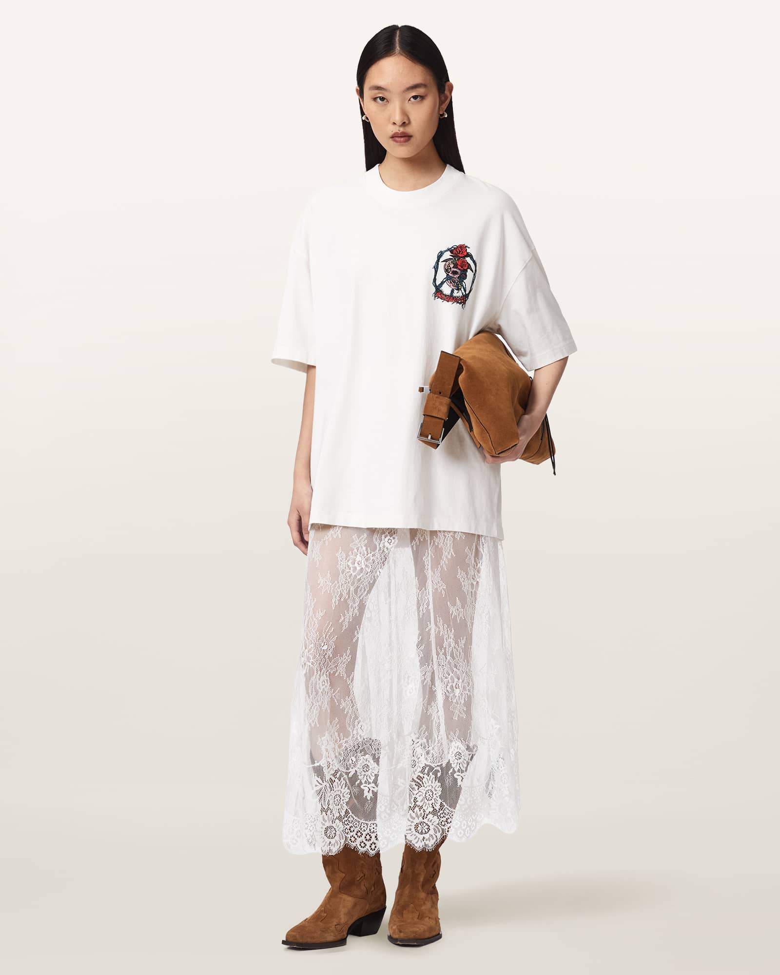 Arran Lace Ankle Length Skirt
