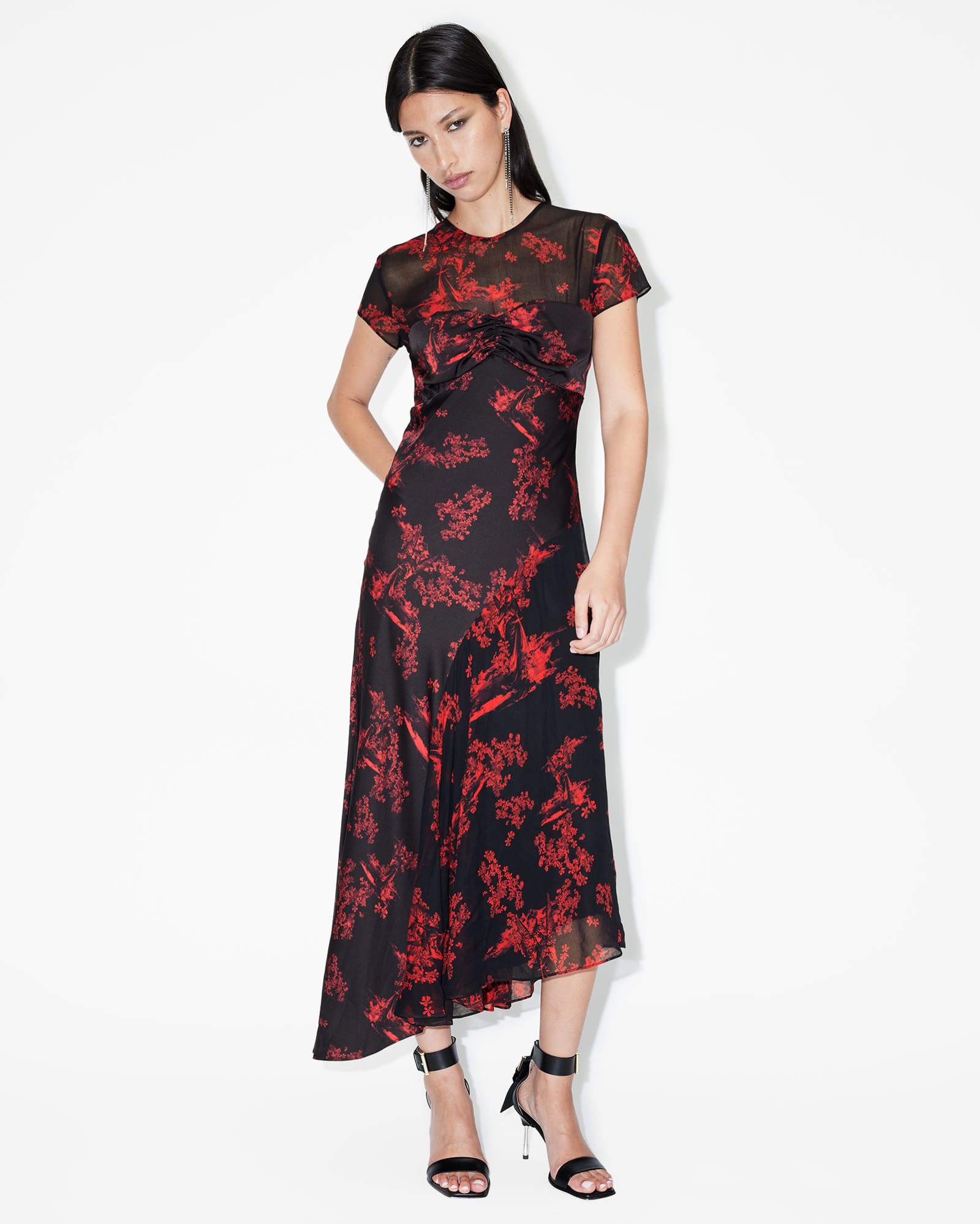 tasha blooming flowy dress Daisy Bloom- Floral Lace Maxi Dress/Belt (New!) main image 1