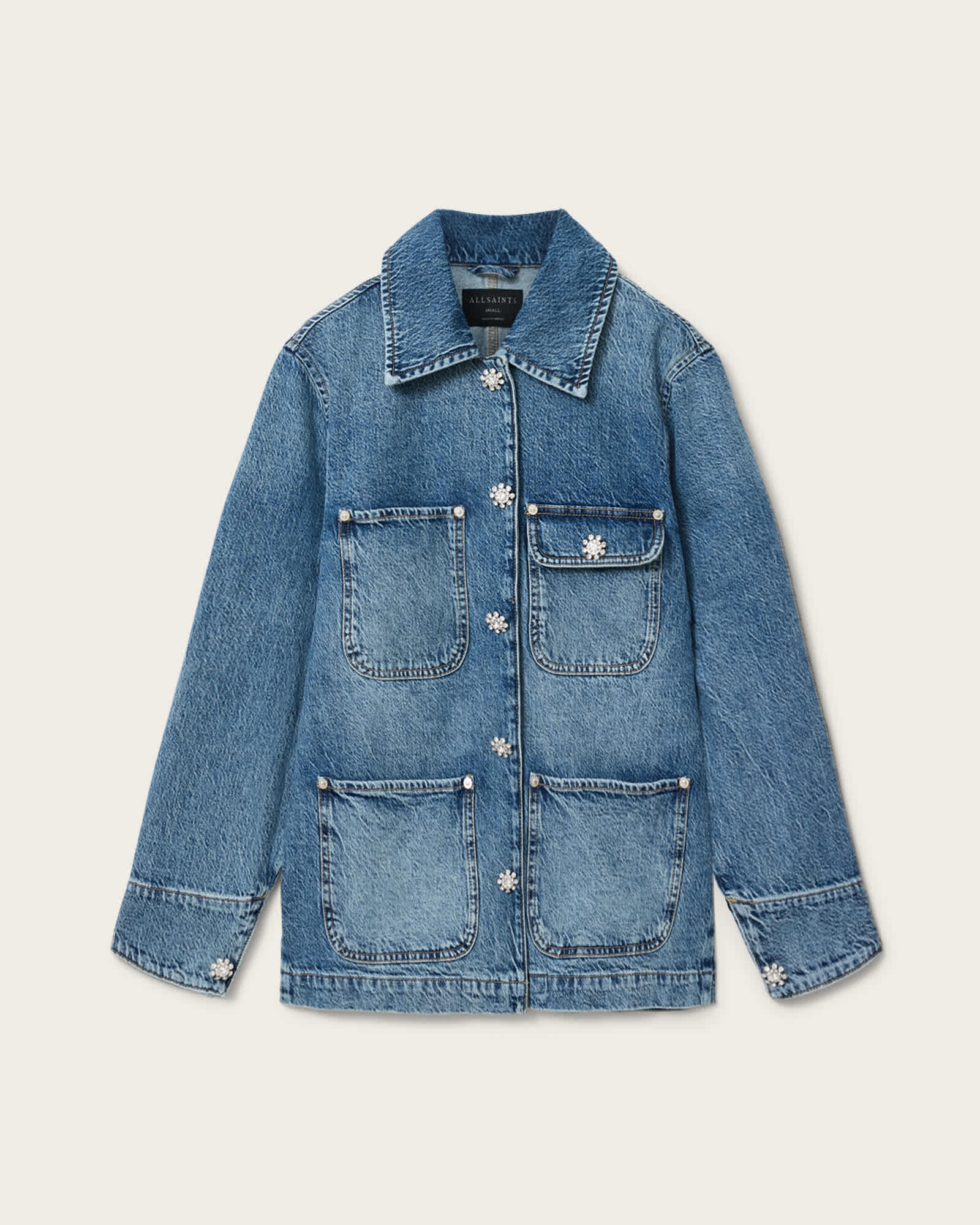 ジャケット・アウター Atlast&Co 26SS Pullover Denim JKT size40 W044OE-2846-7