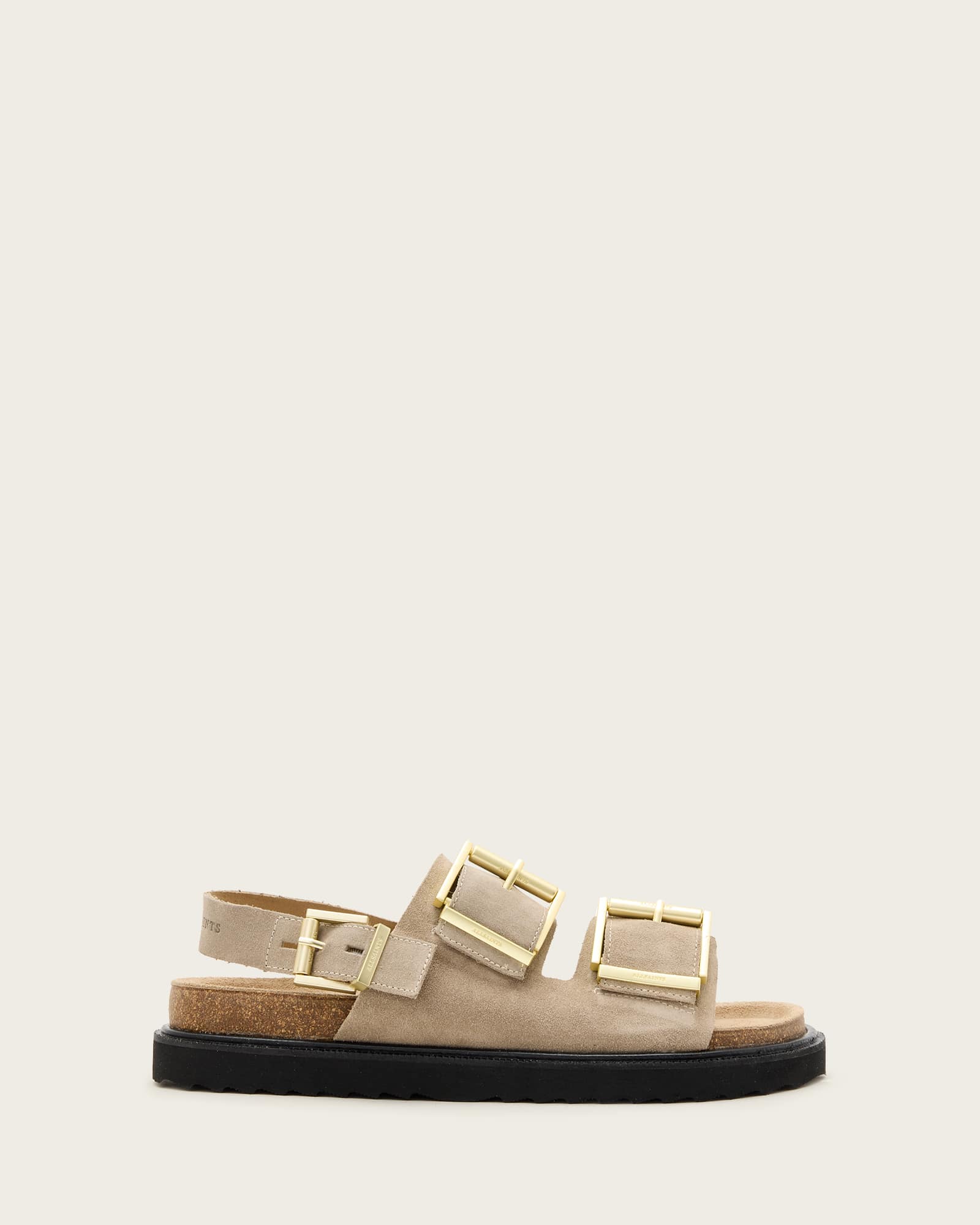 (取寄) オールセインツ レディース イスラ サンダル AllSaints women Isla Sandal Sand Brown Isla Suede Sandals SAND BROWN | ALLSAINTS US