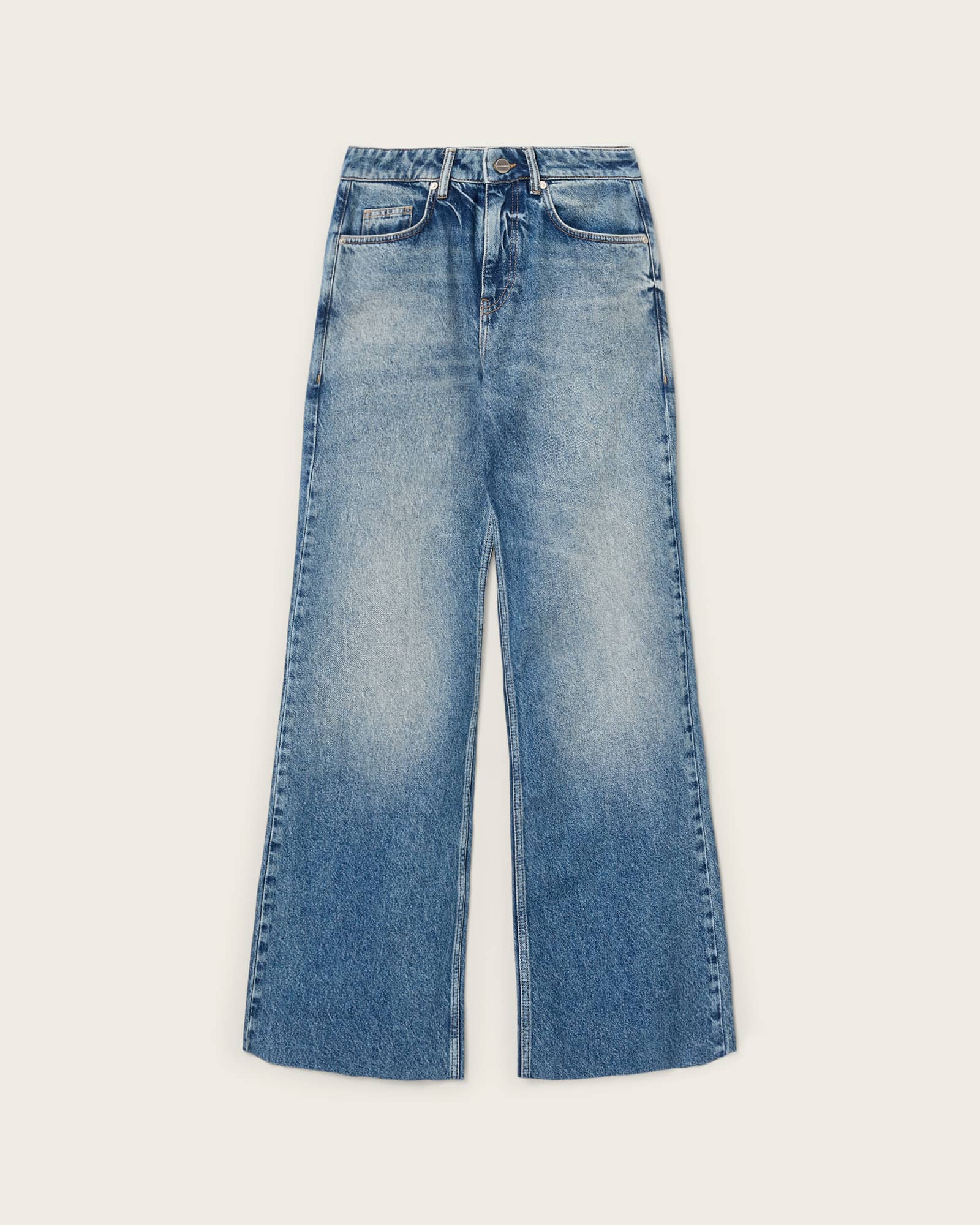 Ember Flared Denim Jeans Vintage Indigo | ALLSAINTS US