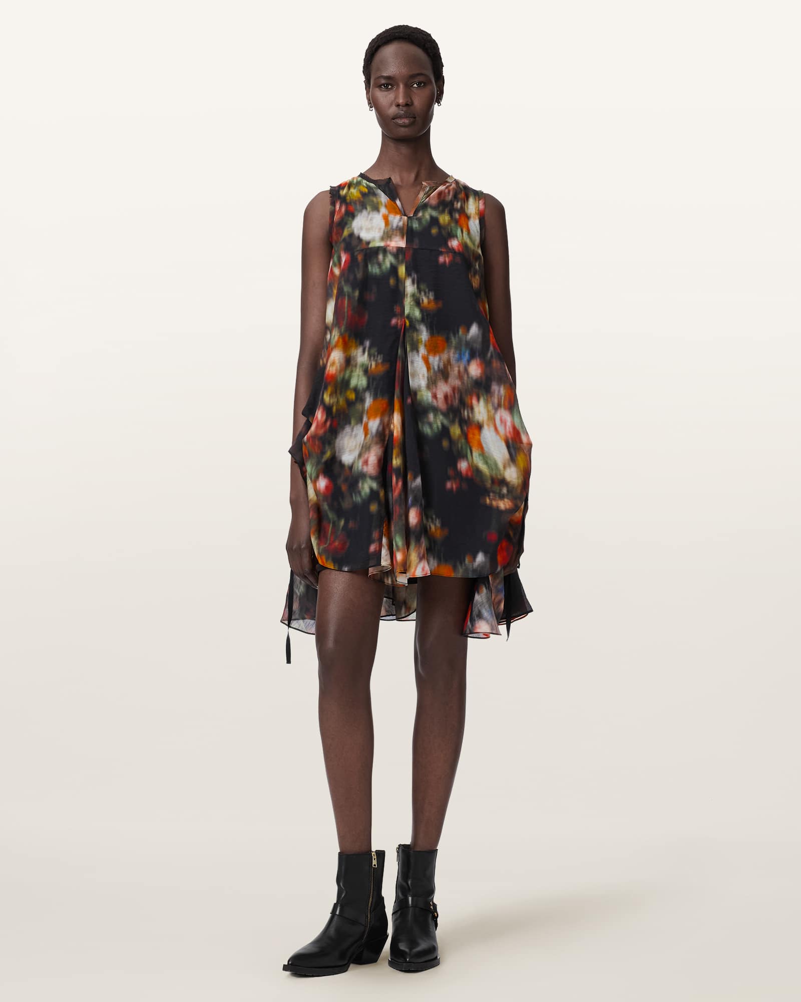 Sybil Relaxed Fit Floral Mini Dress