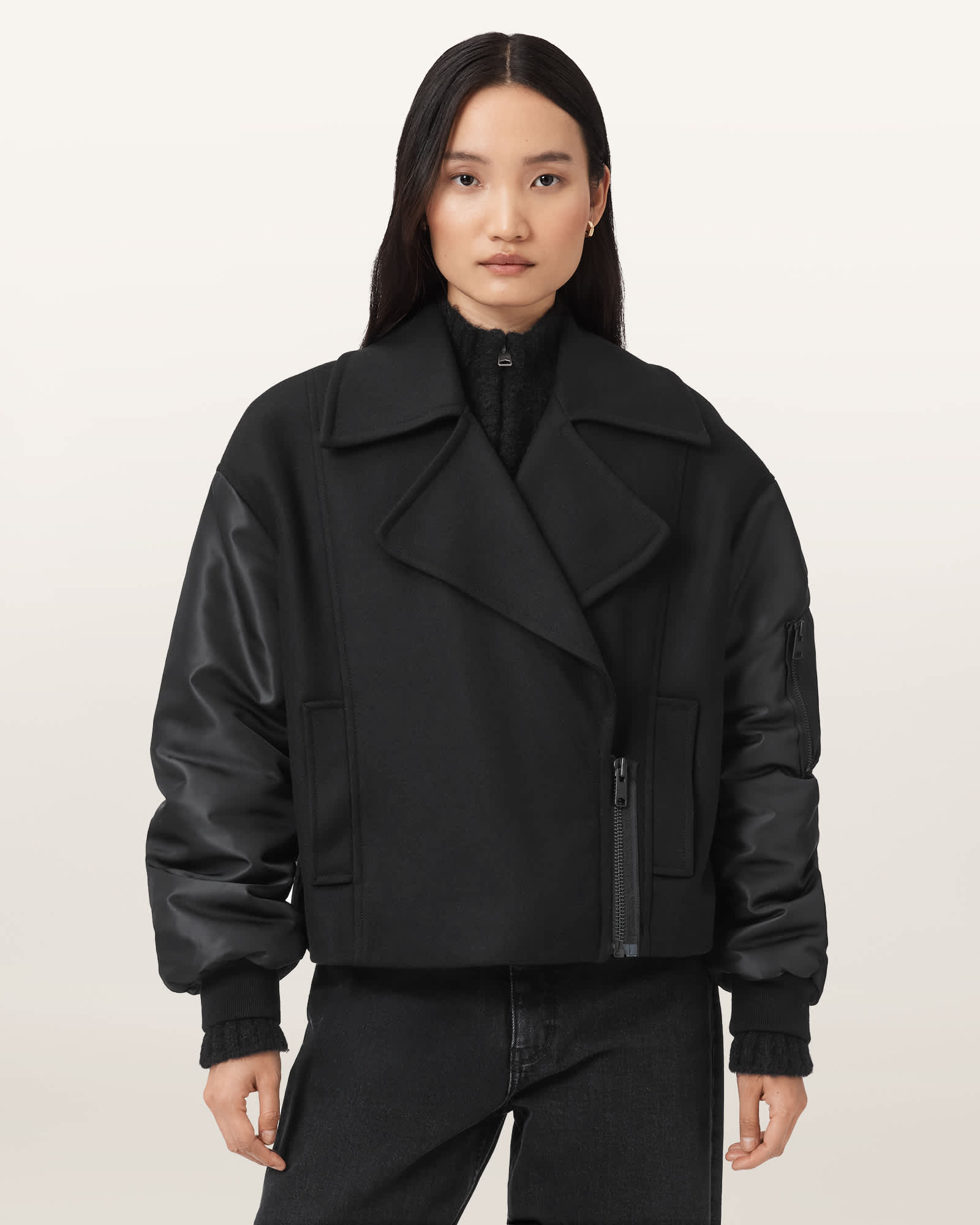 Orla Wool Jacket Black | ALLSAINTS US