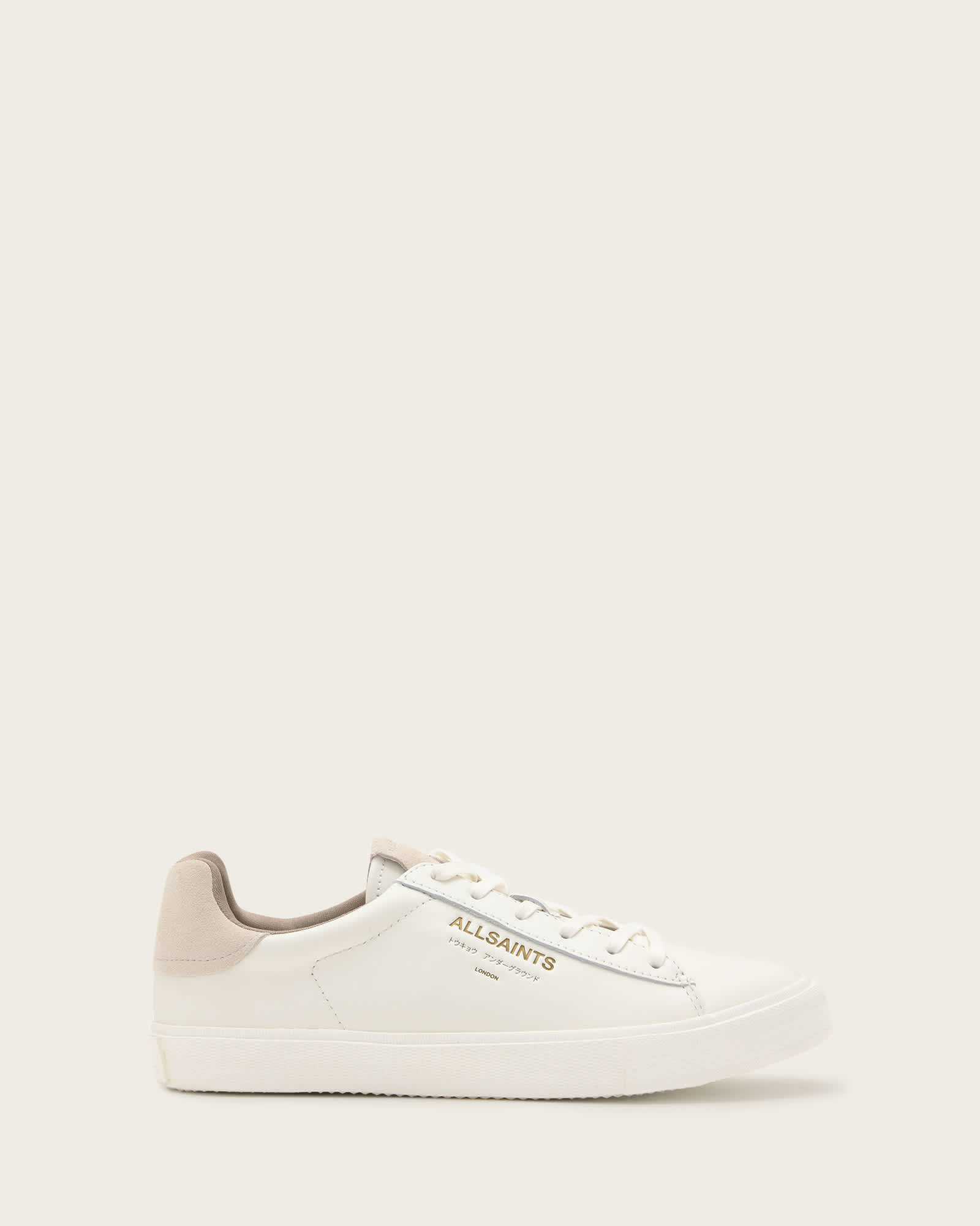 Underground Leather Low Top Trainers WHITE/OFF WHITE
