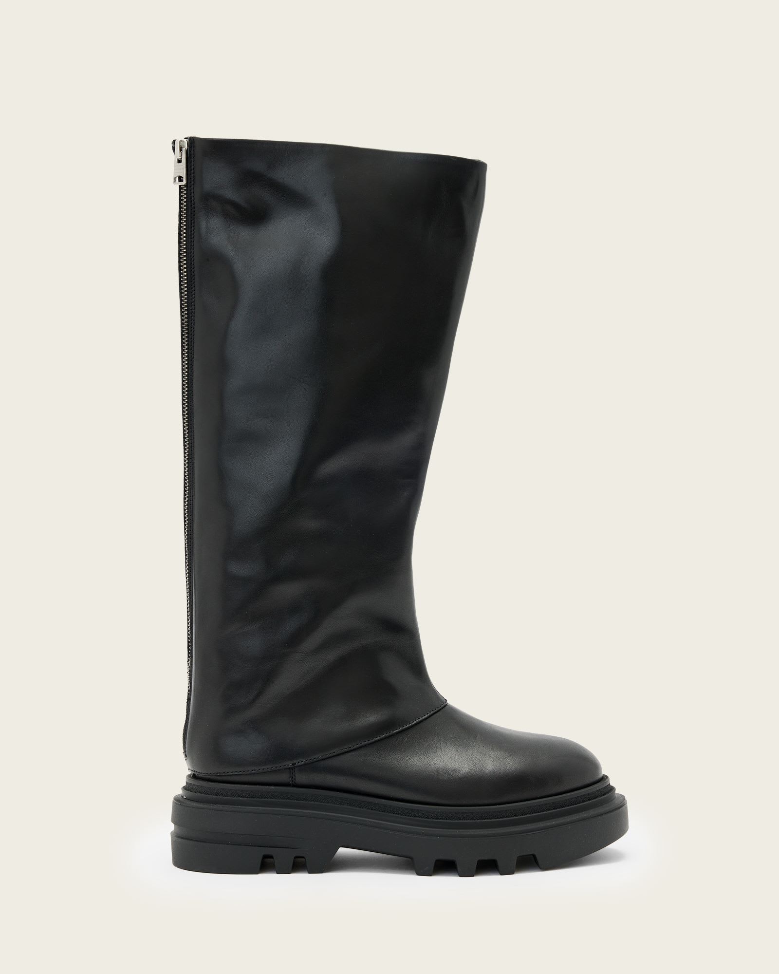 (取寄) オールセインツ レディース マキシー ブーツ AllSaints women Maxie Boots Black Maxie Leather Boots Black | ALLSAINTS US