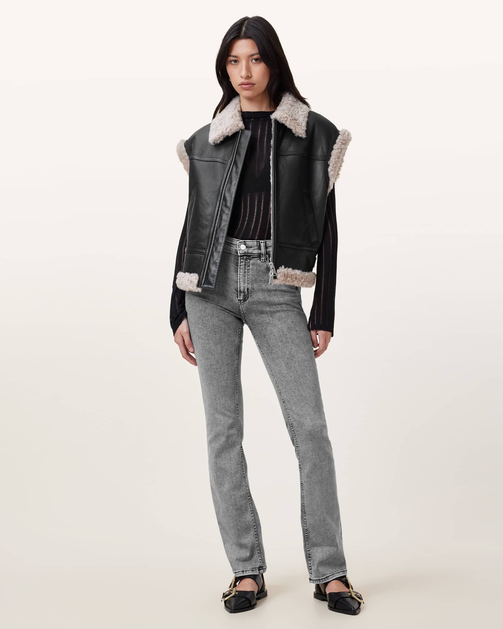Haldan Slim Bootcut Denim Jeans