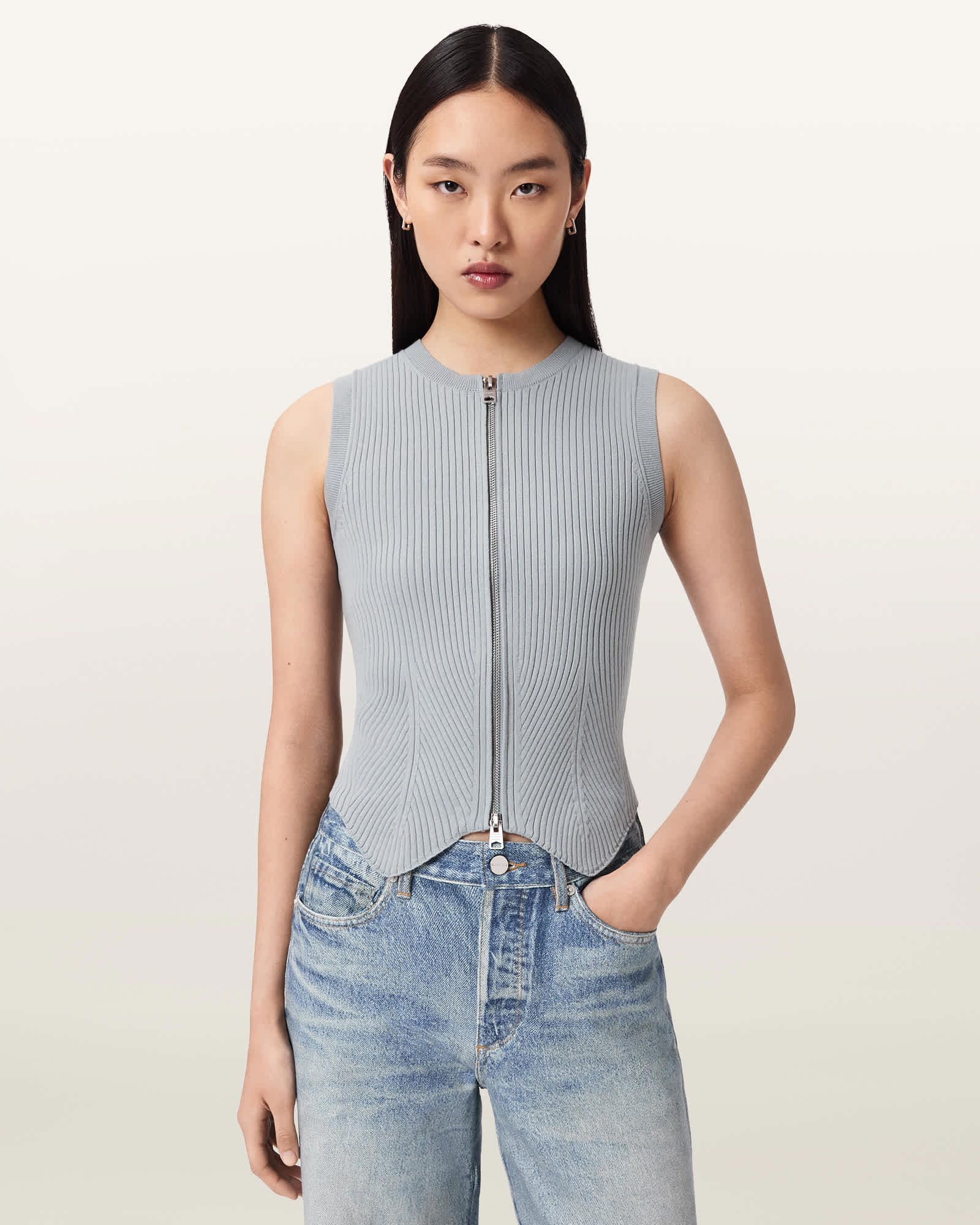Cruz Zip Slim Fit Waistcoat