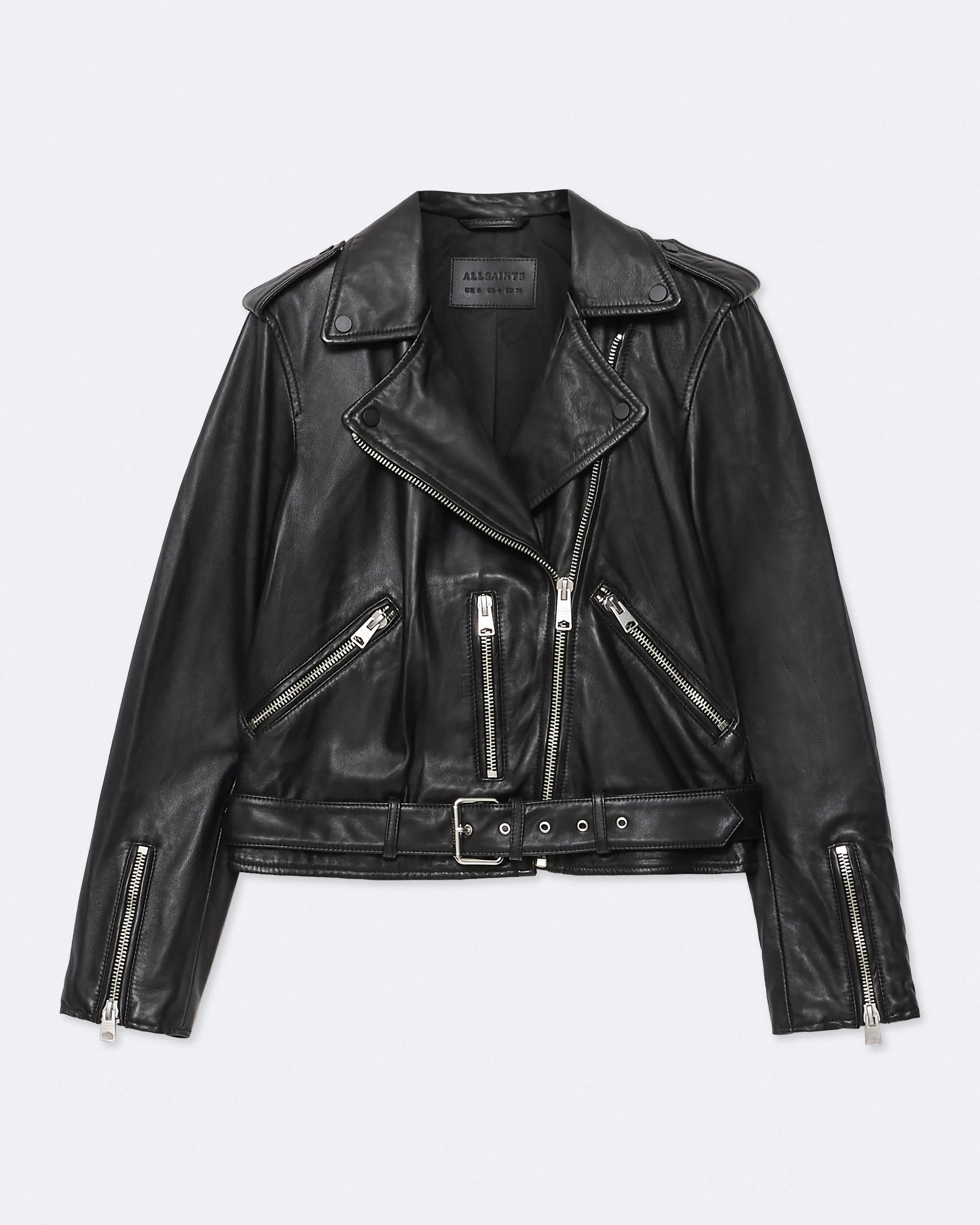 Balfern Leather Biker Jacket Black | ALLSAINTS