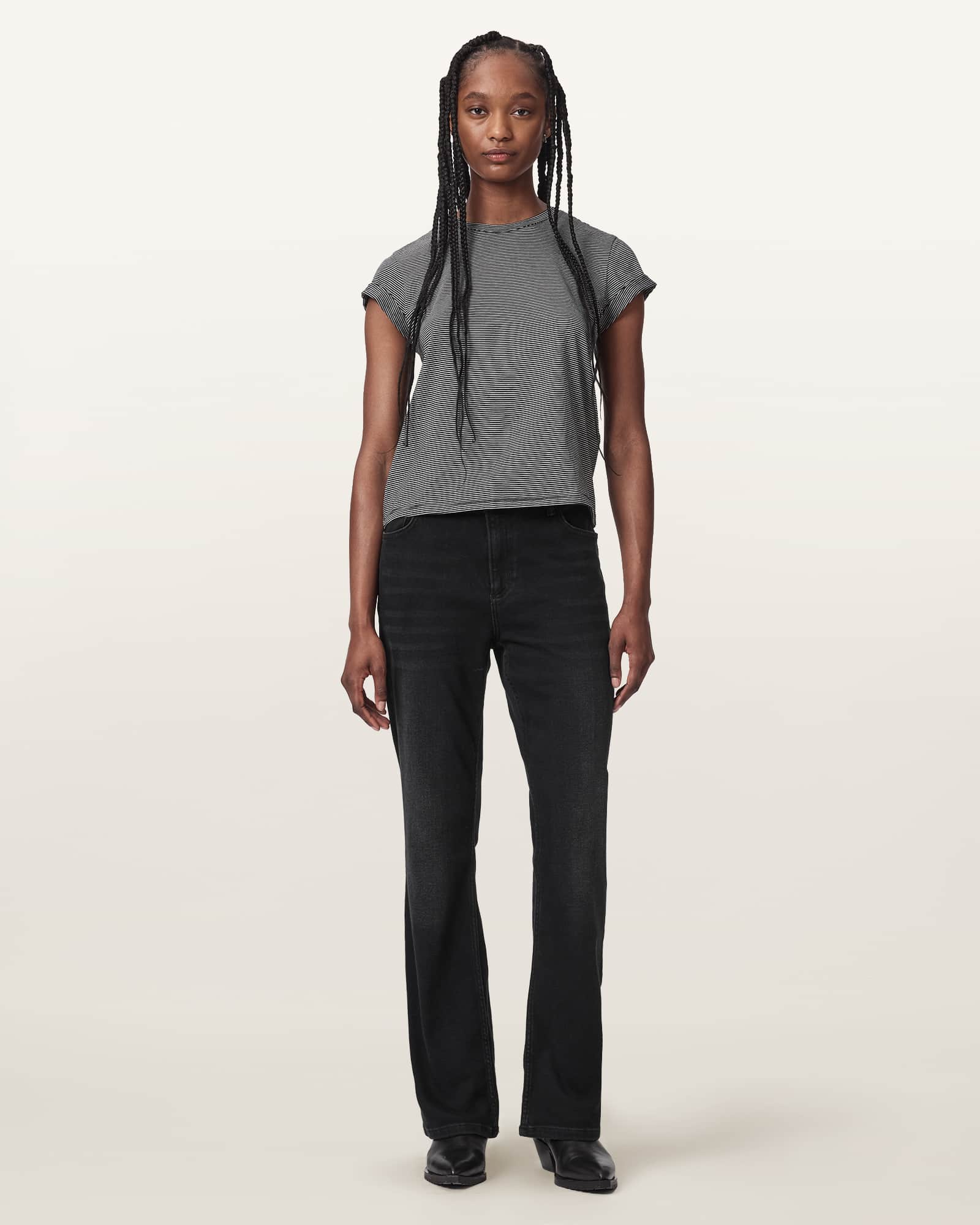 Haldan Slim Bootcut Denim Jeans