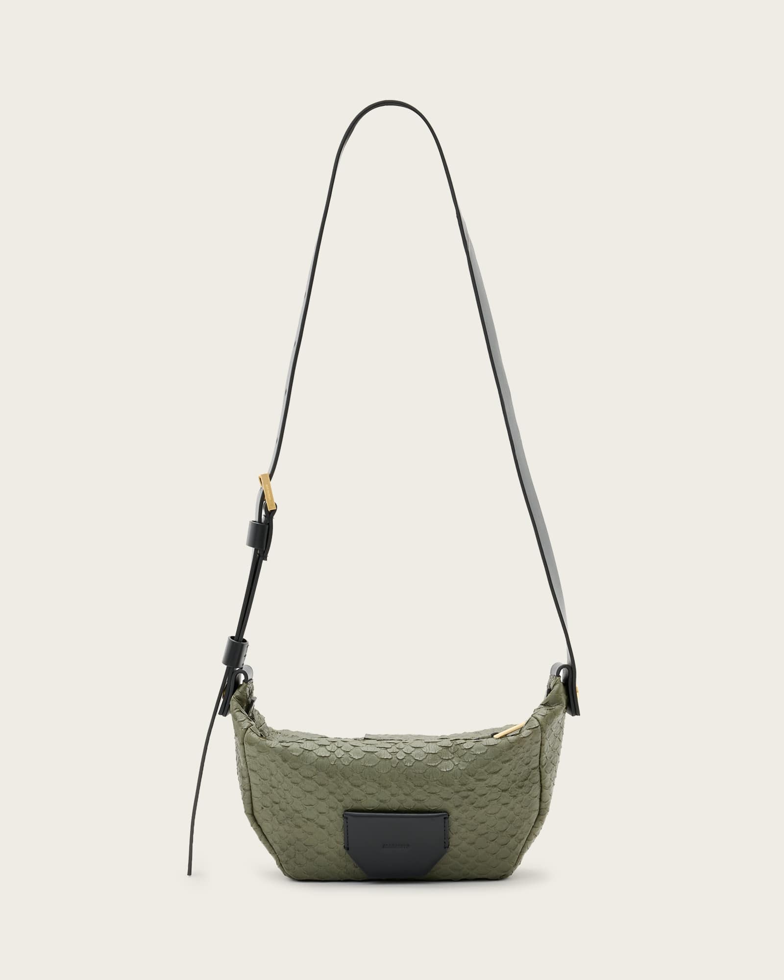 【新品未使用】アンスクリア24aw Fake Leather Bloomers Tube Basket frill × Fake Leather E.GREEN