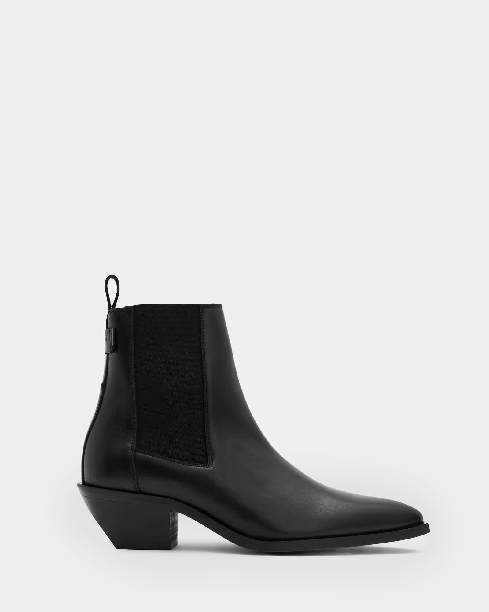 INDIANA BOOTS ブラックウエスタンブーツ/P3097 DemoniaCult - Swing 815 Black - Girl Shoes | Nuclear Blast